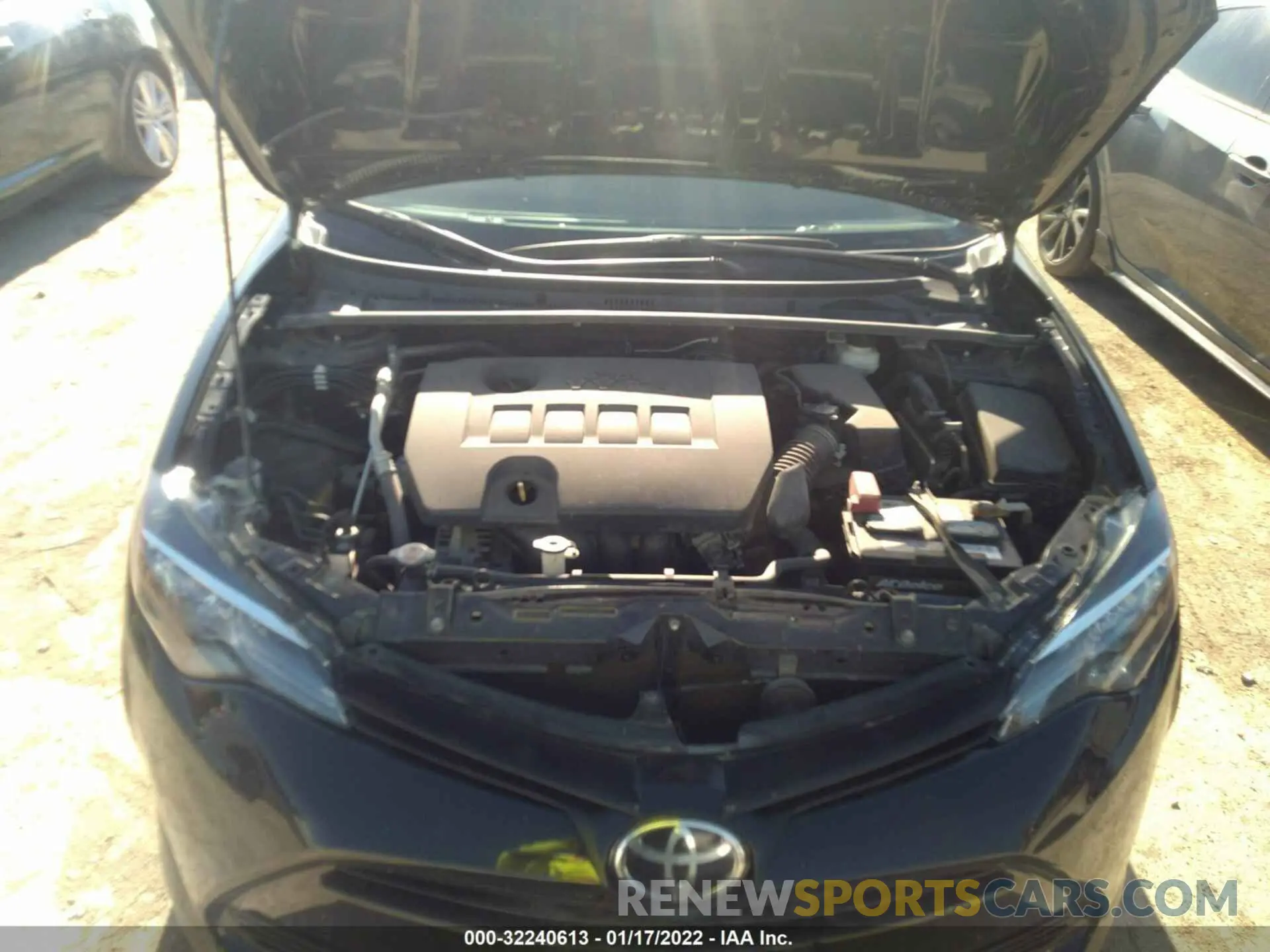 10 fotografías del automóvil dañado 5YFBURHE2KP897137 TOYOTA COROLLA 2019