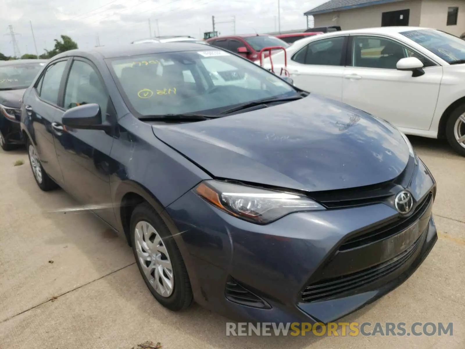 1 fotografías del automóvil dañado 5YFBURHE2KP897901 TOYOTA COROLLA 2019