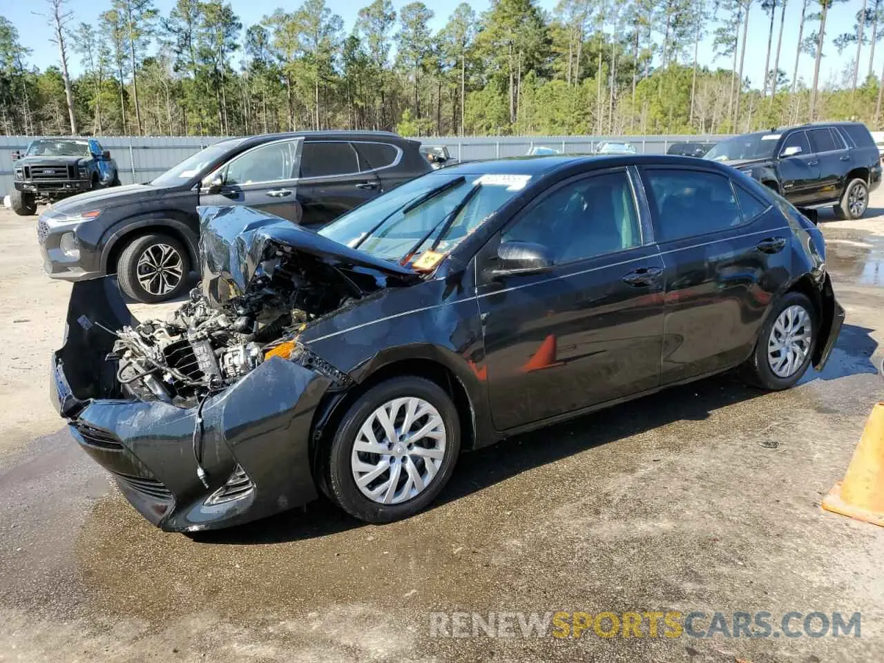 1 fotografías del automóvil dañado 5YFBURHE2KP913630 TOYOTA COROLLA 2019