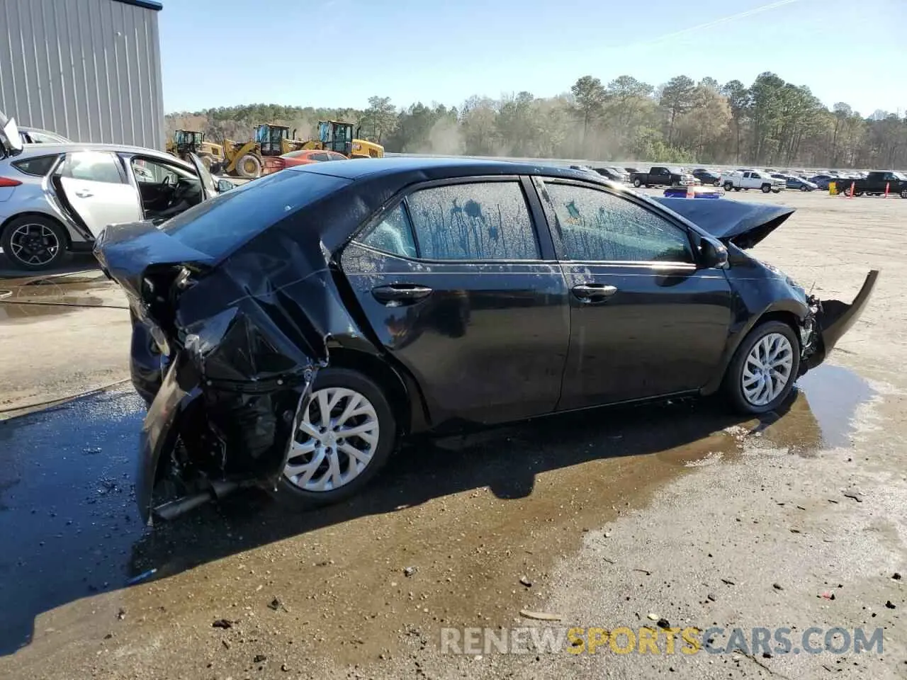 3 fotografías del automóvil dañado 5YFBURHE2KP913630 TOYOTA COROLLA 2019