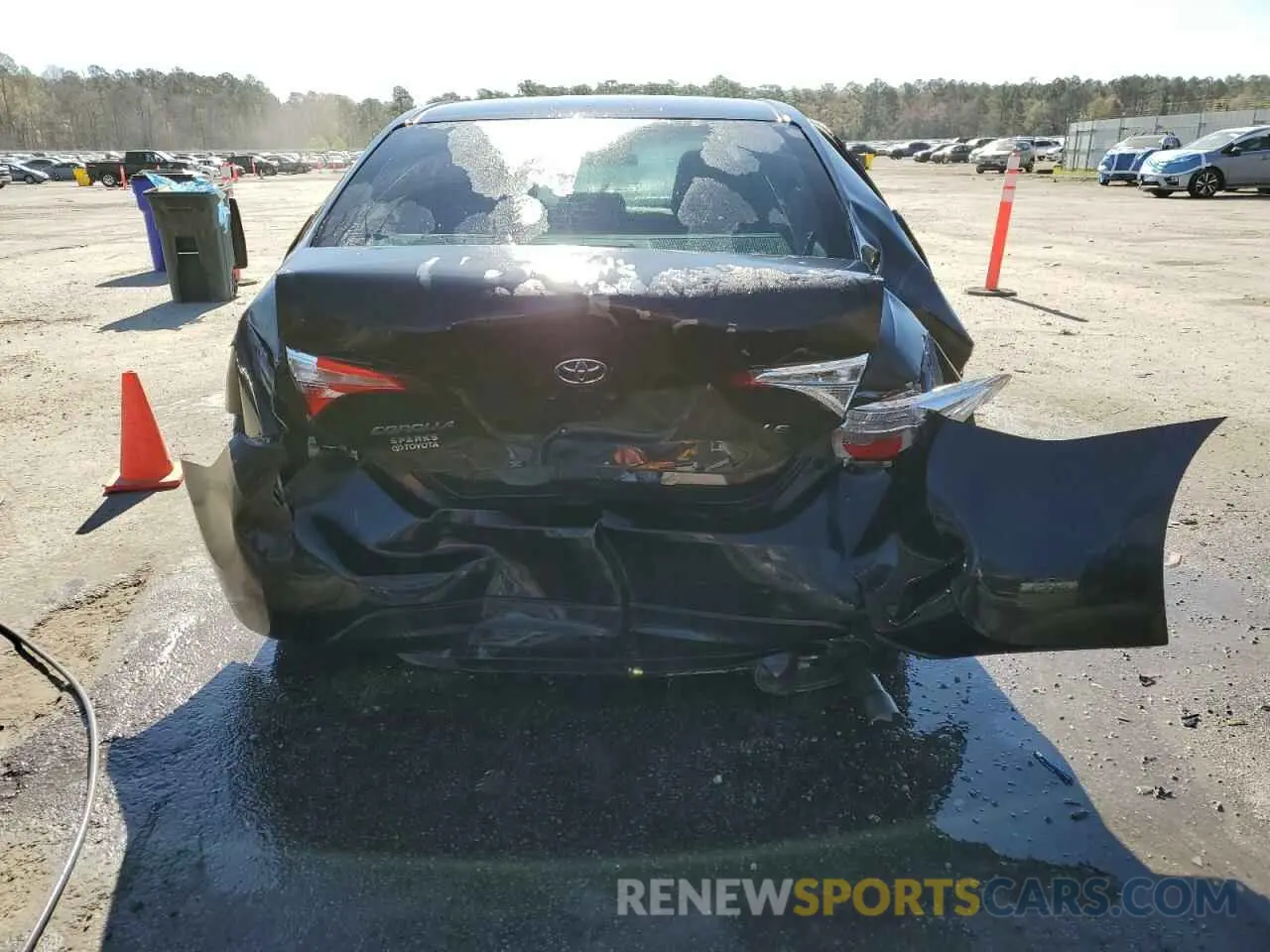 6 fotografías del automóvil dañado 5YFBURHE2KP913630 TOYOTA COROLLA 2019