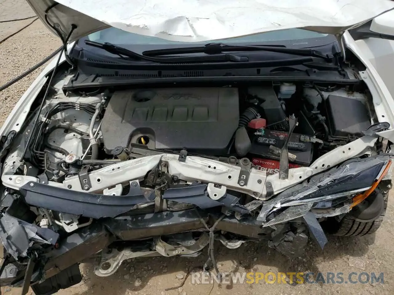 11 fotografías del automóvil dañado 5YFBURHE2KP915703 TOYOTA COROLLA 2019