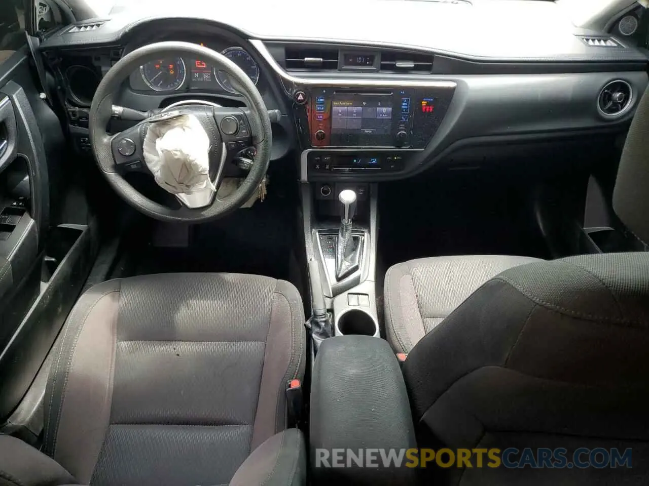 8 fotografías del automóvil dañado 5YFBURHE2KP915703 TOYOTA COROLLA 2019