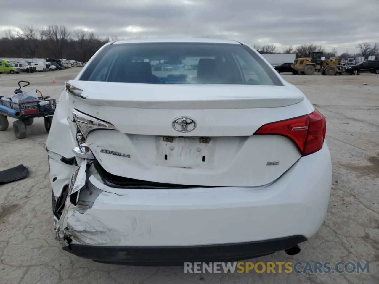 6 fotografías del automóvil dañado 5YFBURHE2KP919332 TOYOTA COROLLA 2019