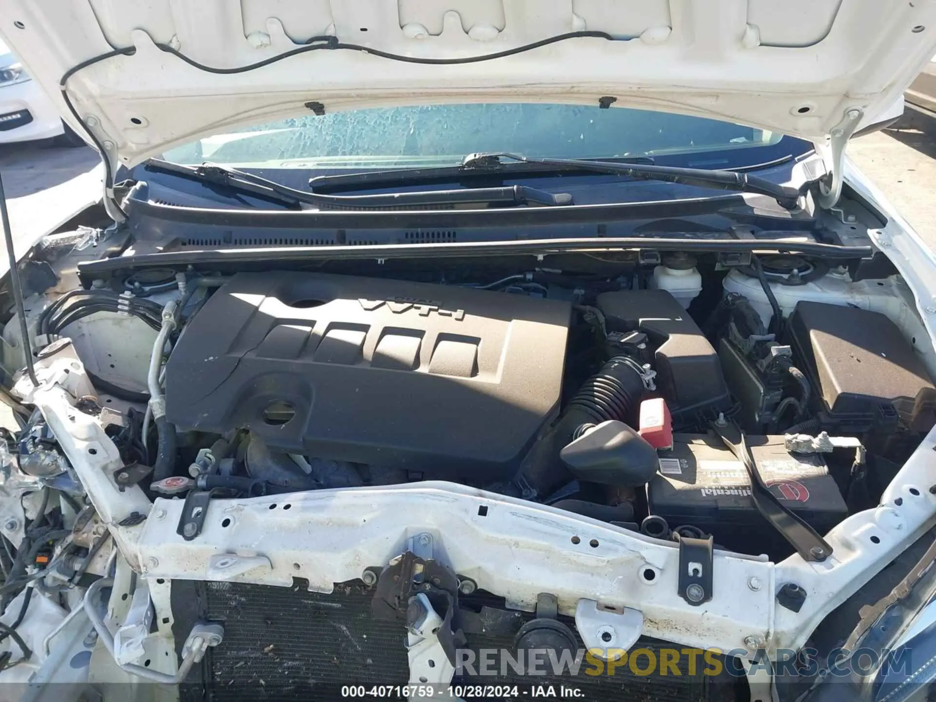 10 fotografías del automóvil dañado 5YFBURHE2KP927298 TOYOTA COROLLA 2019