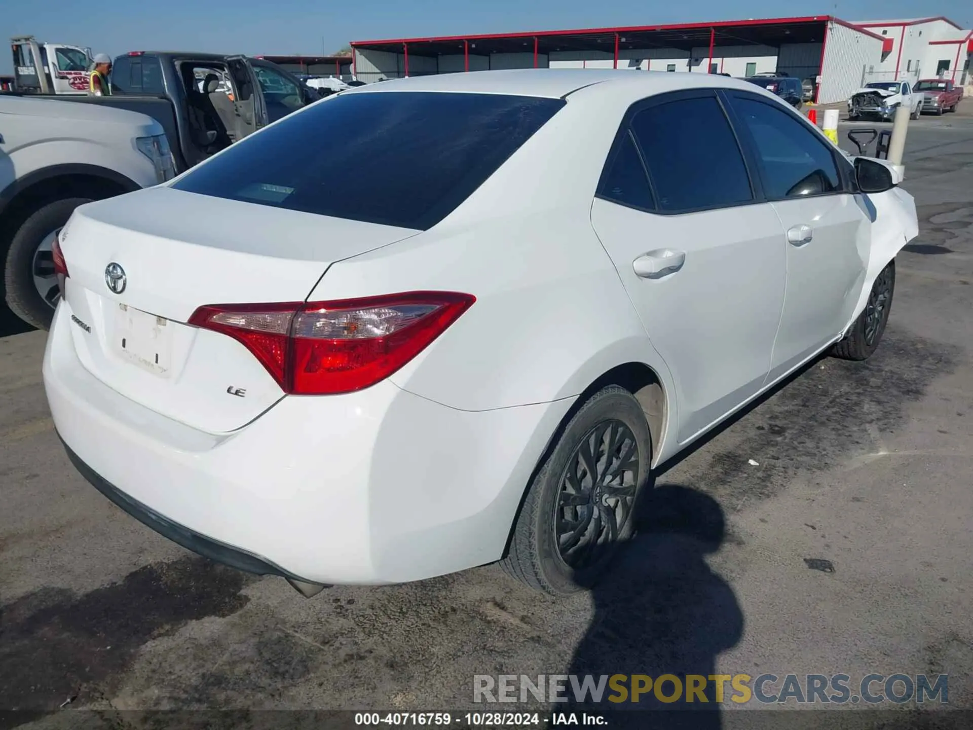 4 fotografías del automóvil dañado 5YFBURHE2KP927298 TOYOTA COROLLA 2019