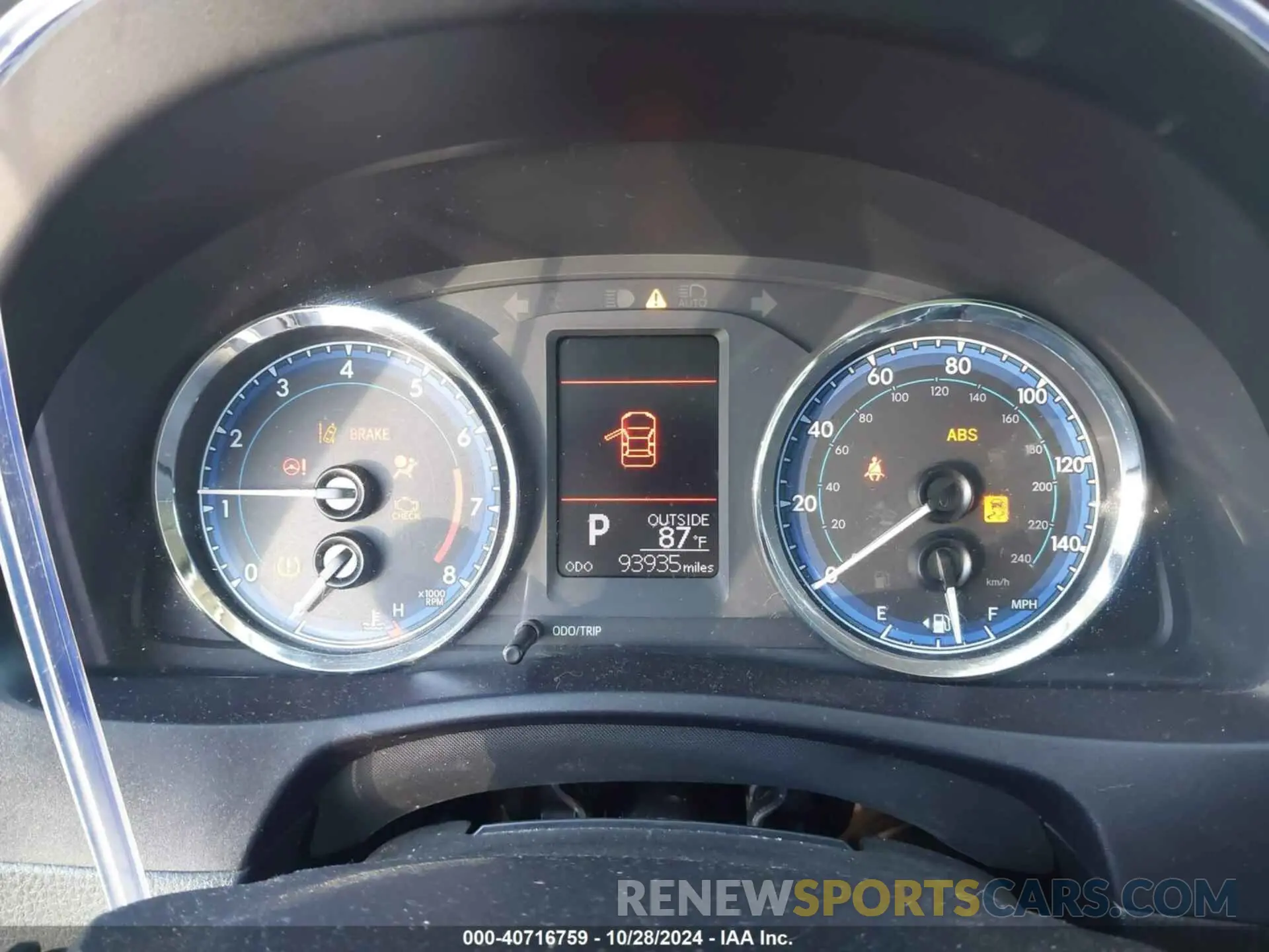 7 fotografías del automóvil dañado 5YFBURHE2KP927298 TOYOTA COROLLA 2019
