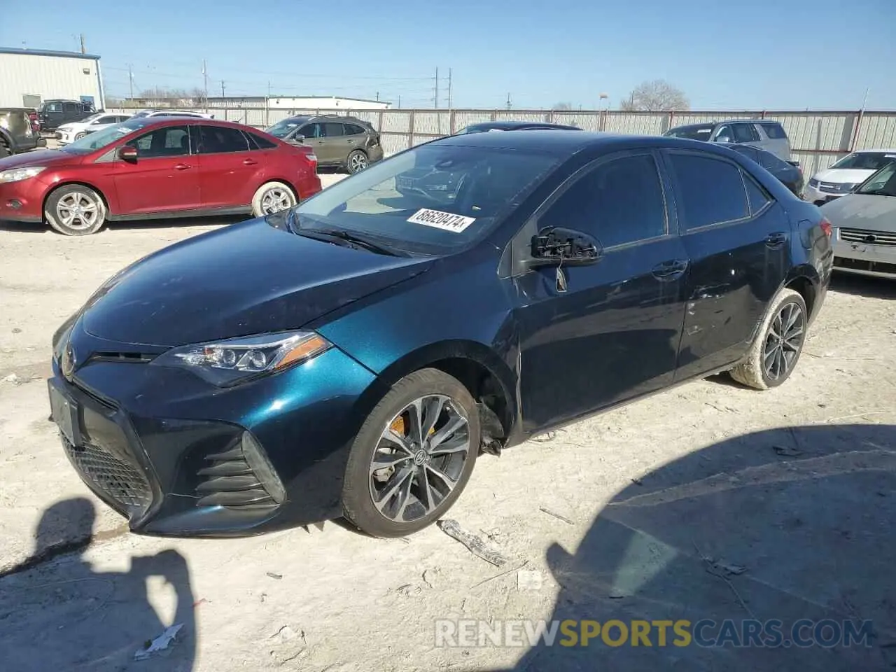 1 fotografías del automóvil dañado 5YFBURHE2KP931500 TOYOTA COROLLA 2019