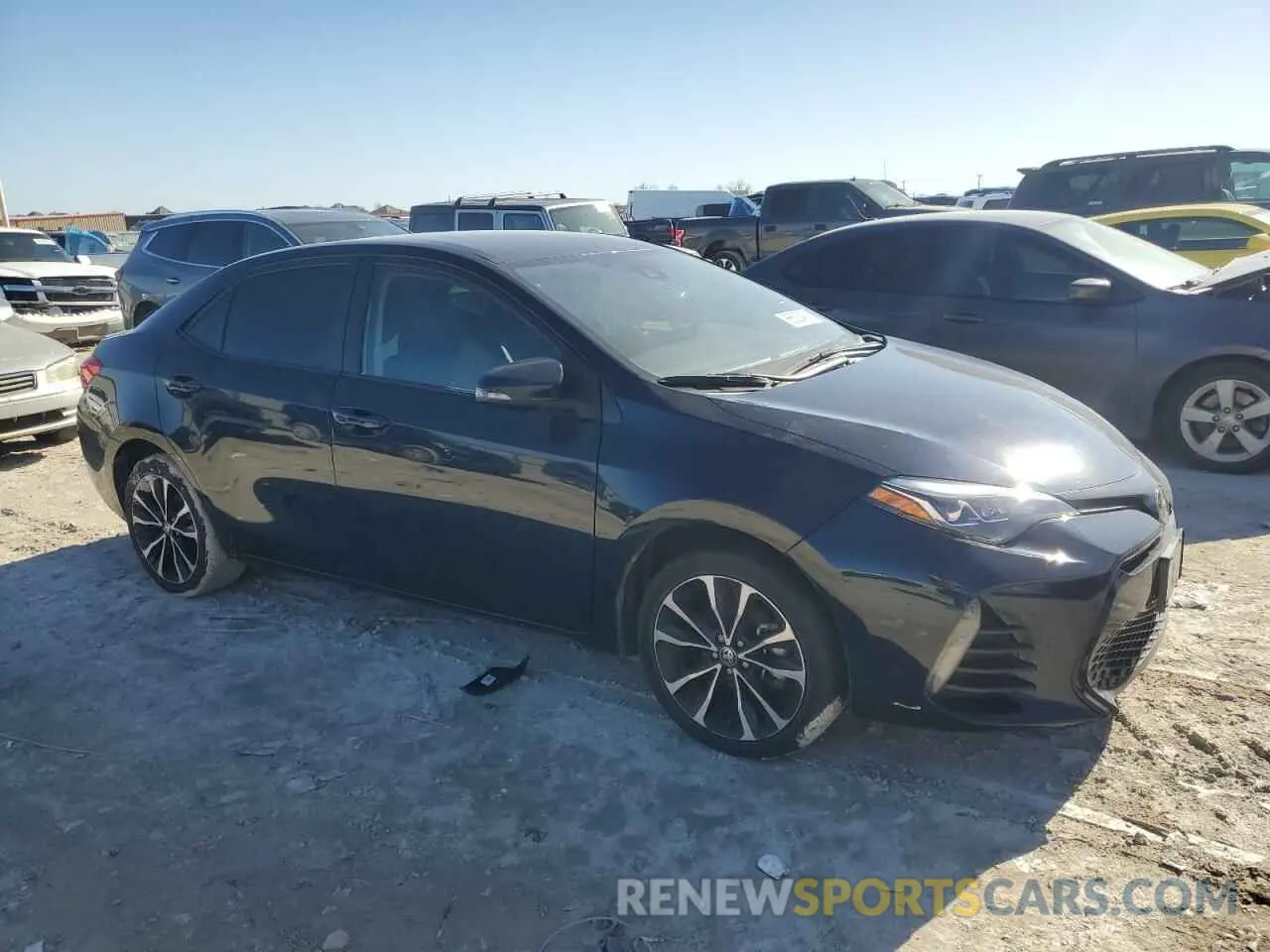 4 fotografías del automóvil dañado 5YFBURHE2KP931500 TOYOTA COROLLA 2019