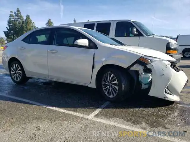 4 fotografías del automóvil dañado 5YFBURHE2KP931576 TOYOTA COROLLA 2019