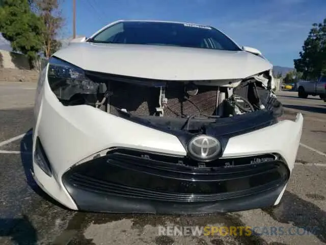 5 fotografías del automóvil dañado 5YFBURHE2KP931576 TOYOTA COROLLA 2019