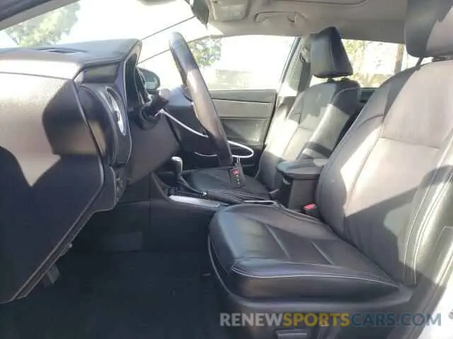 7 fotografías del automóvil dañado 5YFBURHE2KP931576 TOYOTA COROLLA 2019