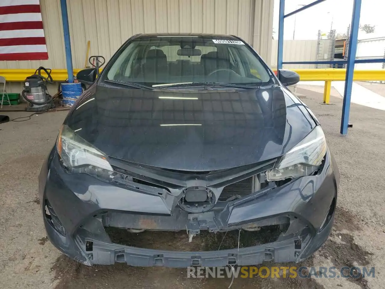 5 fotografías del automóvil dañado 5YFBURHE2KP931707 TOYOTA COROLLA 2019