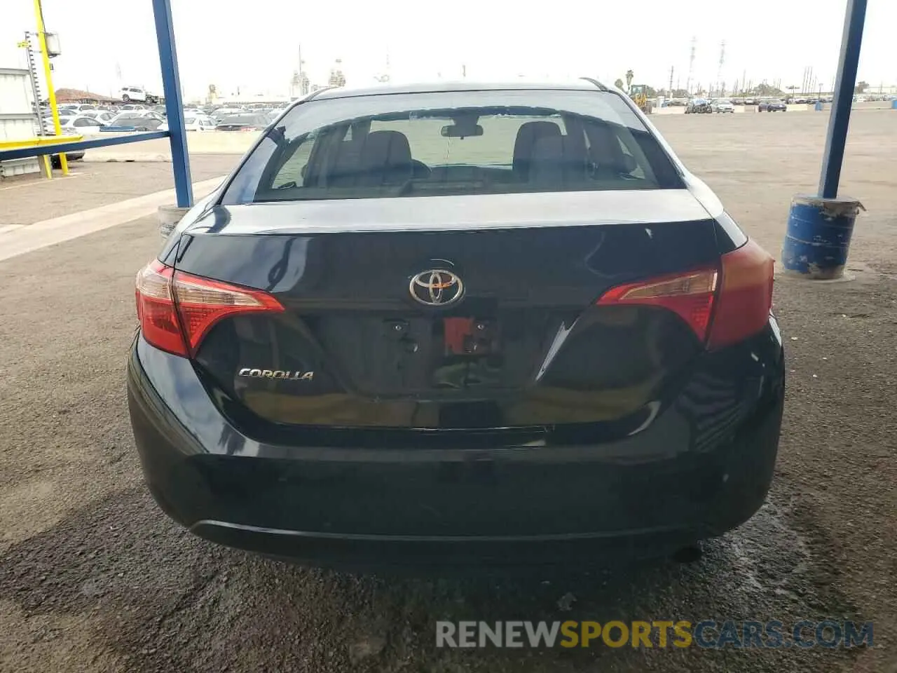 6 fotografías del automóvil dañado 5YFBURHE2KP931707 TOYOTA COROLLA 2019