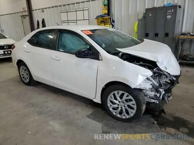 4 fotografías del automóvil dañado 5YFBURHE2KP934560 TOYOTA COROLLA 2019