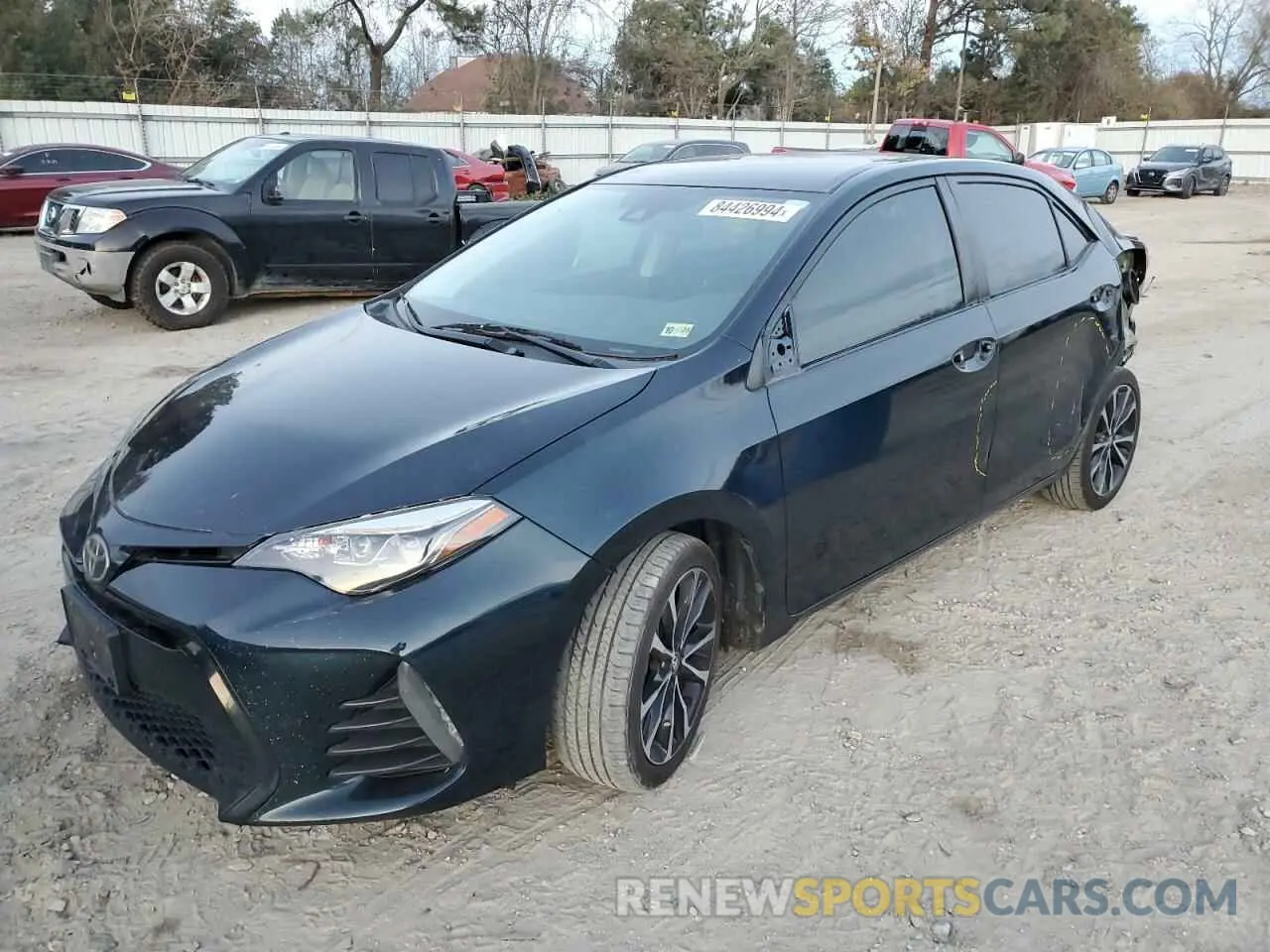 1 fotografías del automóvil dañado 5YFBURHE2KP935191 TOYOTA COROLLA 2019
