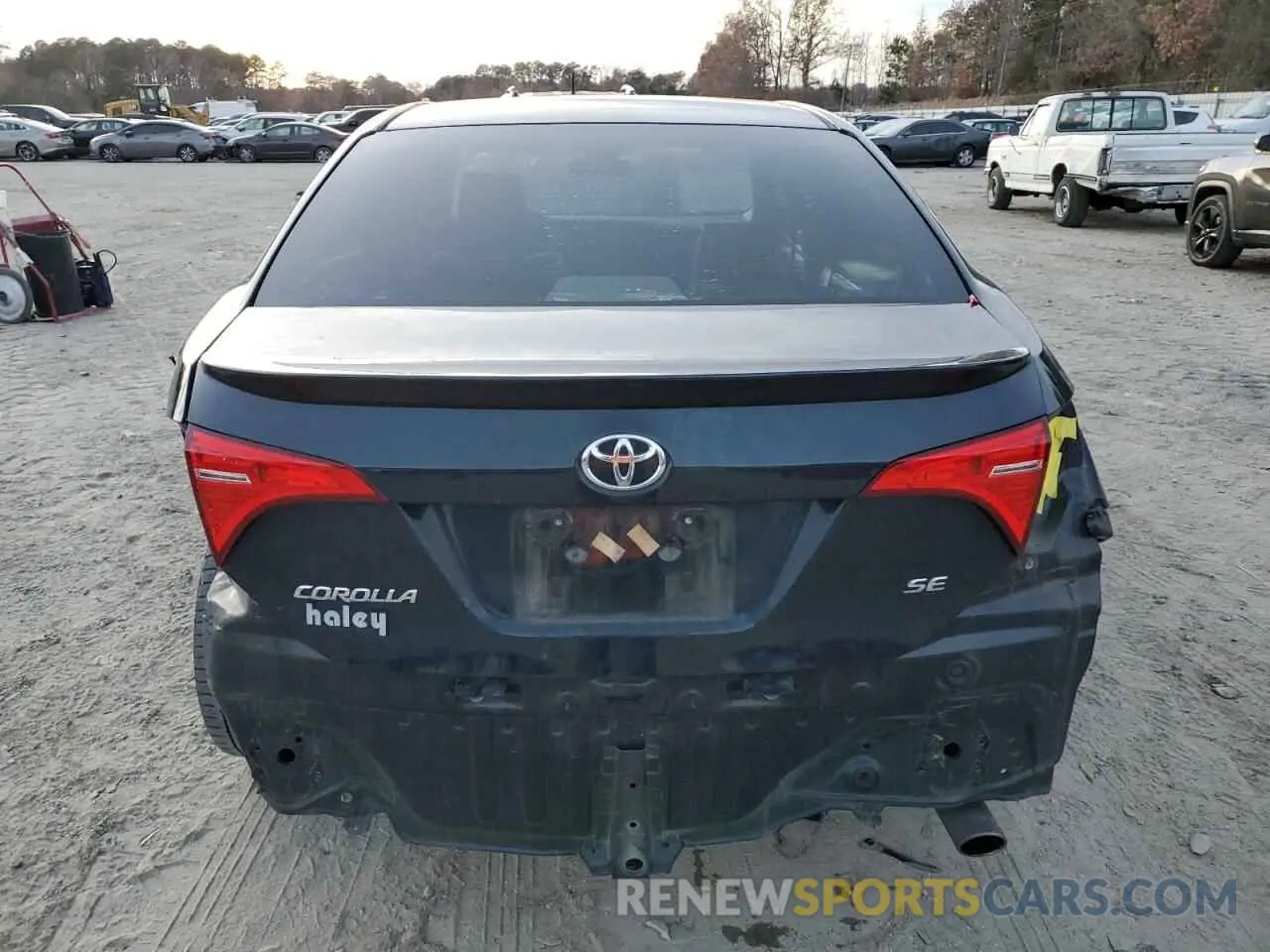 6 fotografías del automóvil dañado 5YFBURHE2KP935191 TOYOTA COROLLA 2019
