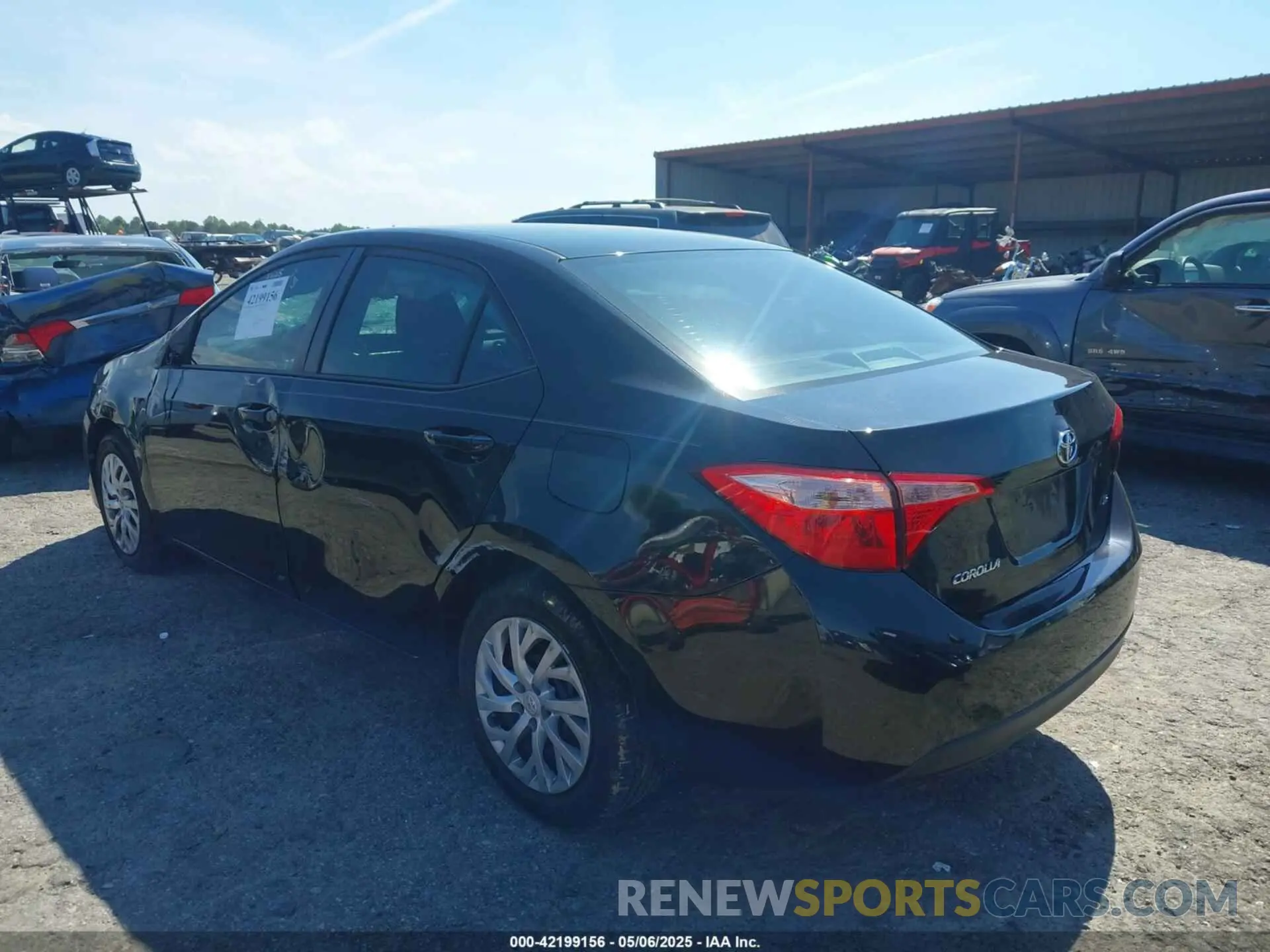 3 fotografías del automóvil dañado 5YFBURHE2KP942979 TOYOTA COROLLA 2019