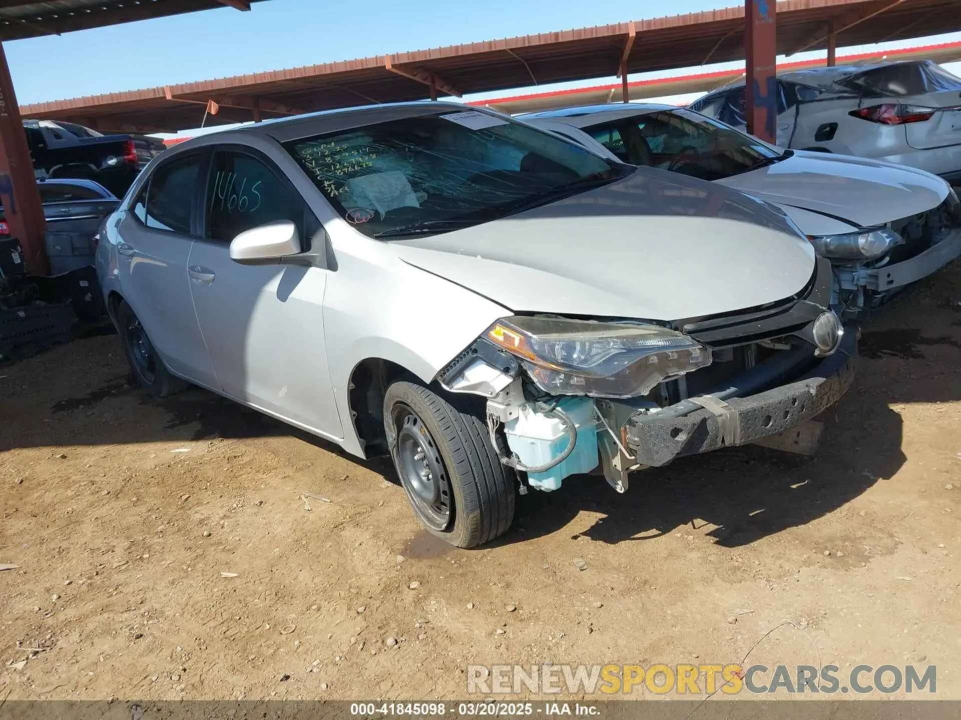 1 fotografías del automóvil dañado 5YFBURHE3KP859514 TOYOTA COROLLA 2019