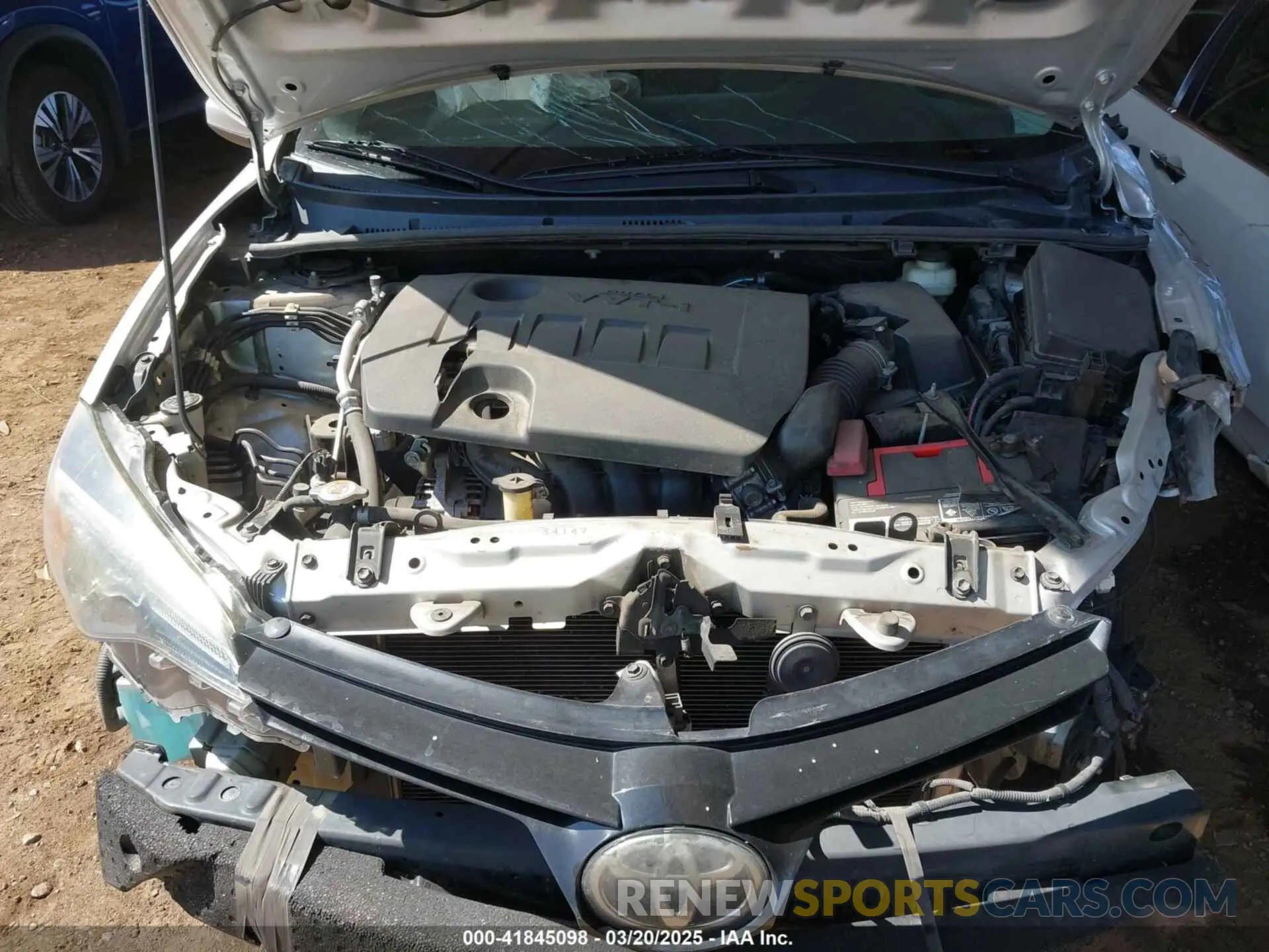 10 fotografías del automóvil dañado 5YFBURHE3KP859514 TOYOTA COROLLA 2019