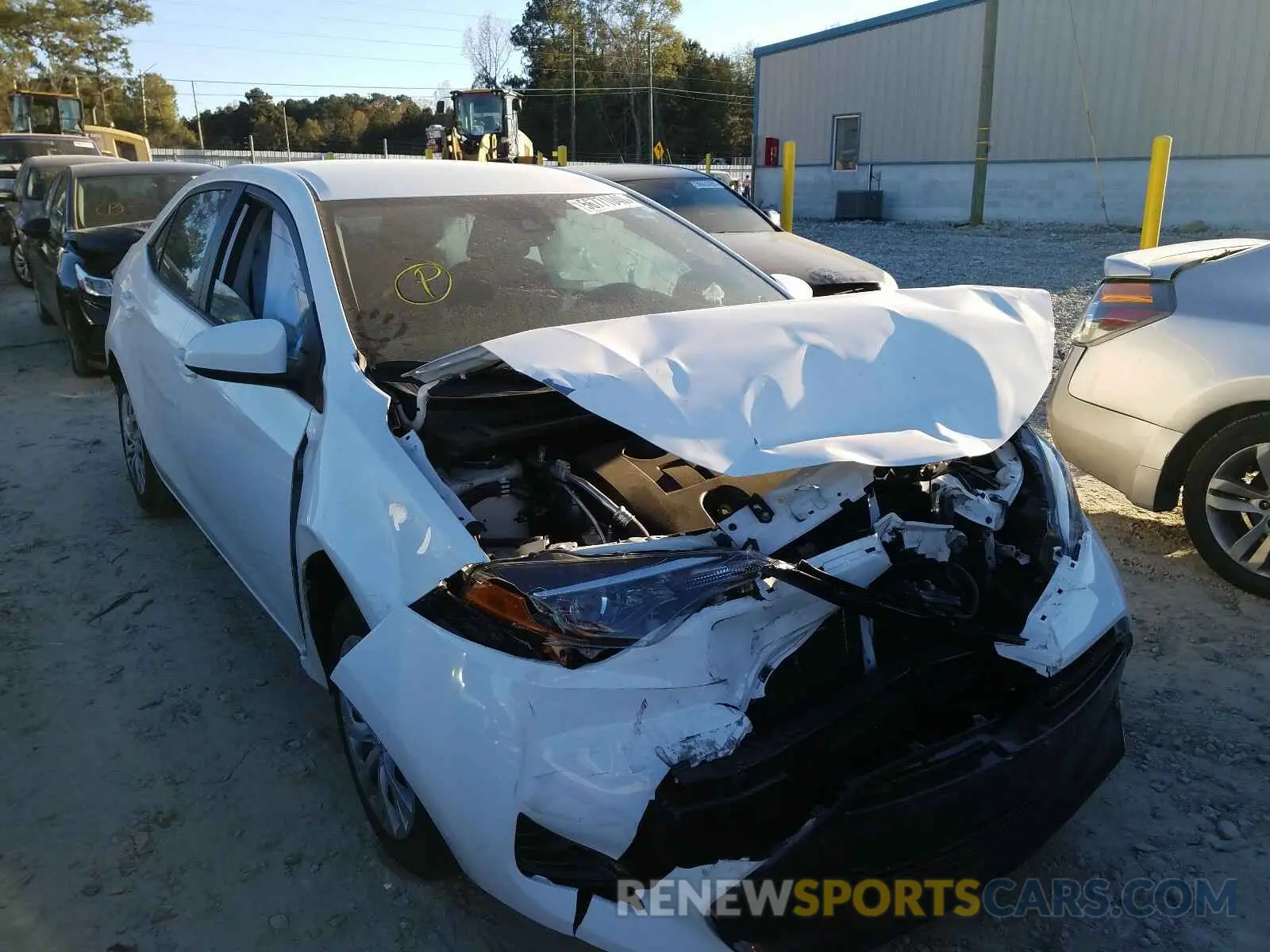 1 fotografías del automóvil dañado 5YFBURHE3KP860789 TOYOTA COROLLA 2019