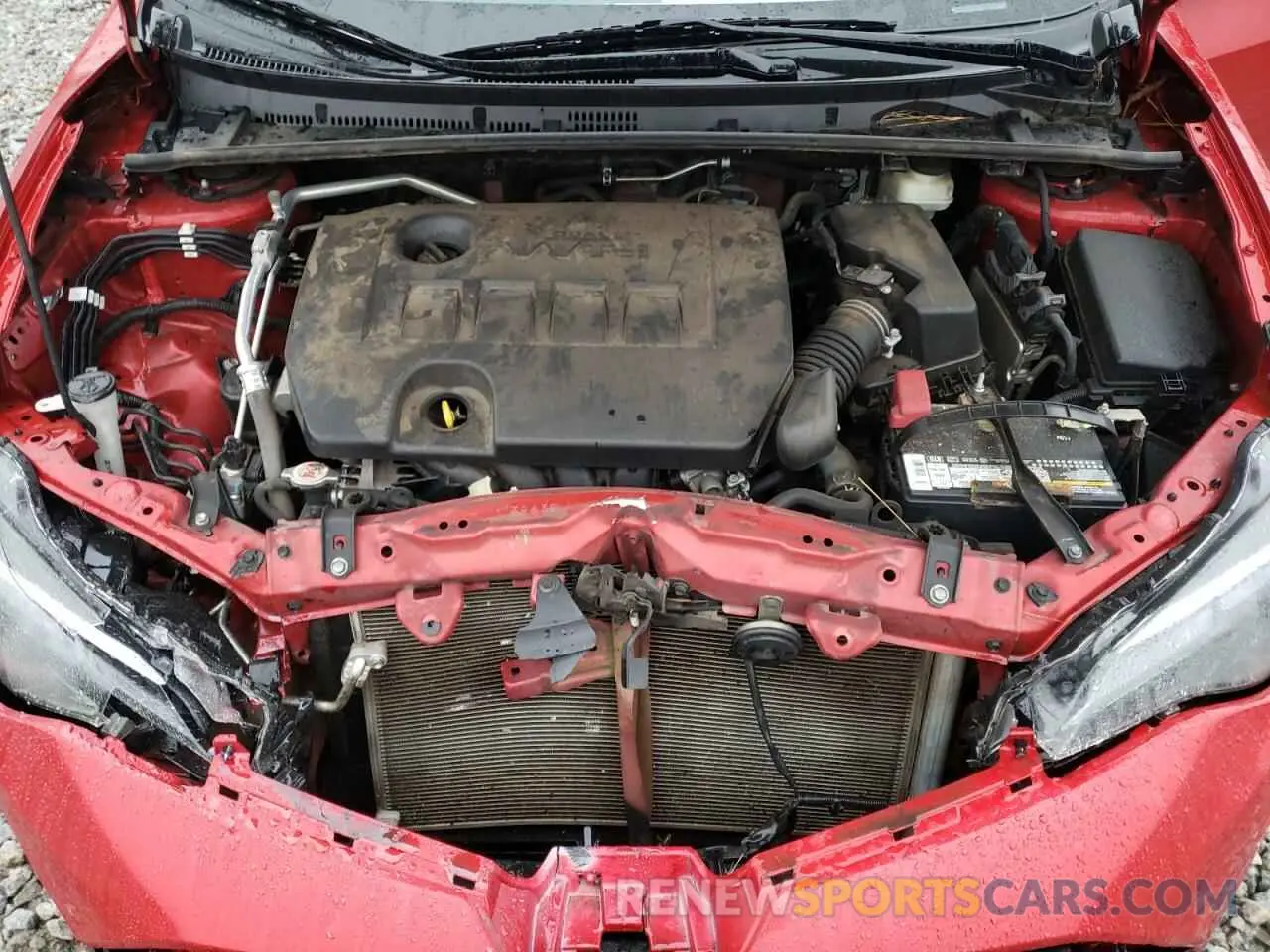 11 fotografías del automóvil dañado 5YFBURHE3KP865006 TOYOTA COROLLA 2019