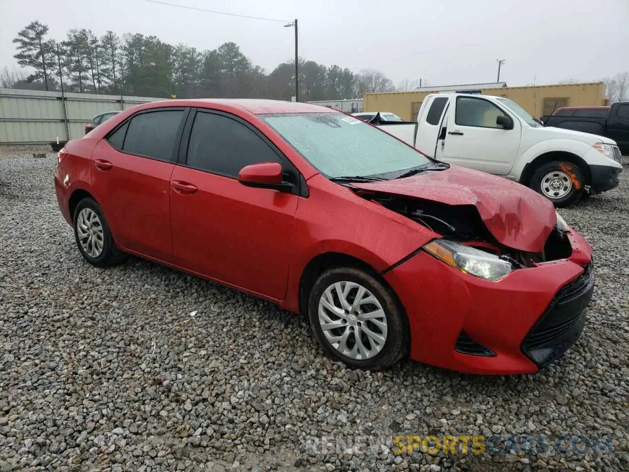 4 fotografías del automóvil dañado 5YFBURHE3KP865006 TOYOTA COROLLA 2019
