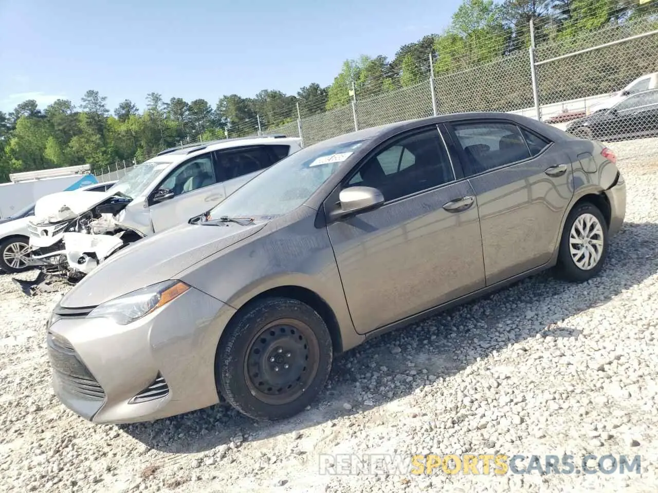 1 fotografías del automóvil dañado 5YFBURHE3KP868620 TOYOTA COROLLA 2019