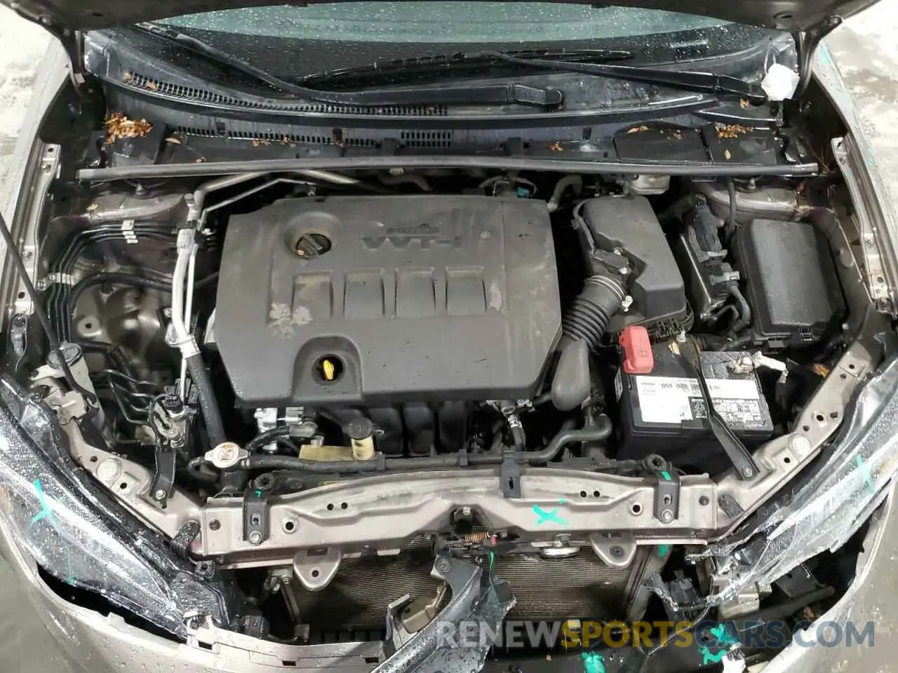 11 fotografías del automóvil dañado 5YFBURHE3KP870089 TOYOTA COROLLA 2019