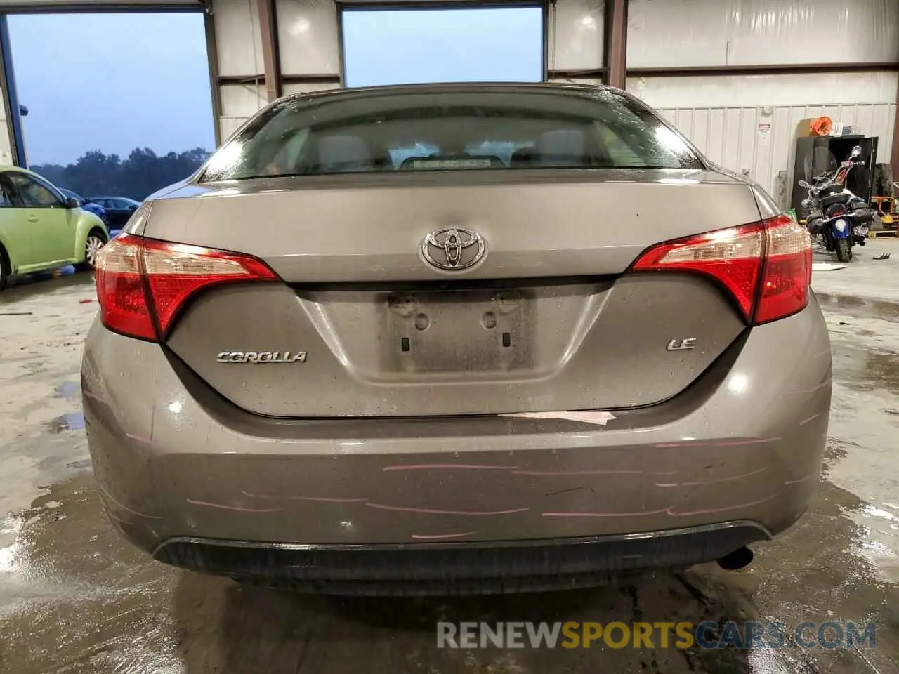 6 fotografías del automóvil dañado 5YFBURHE3KP870089 TOYOTA COROLLA 2019