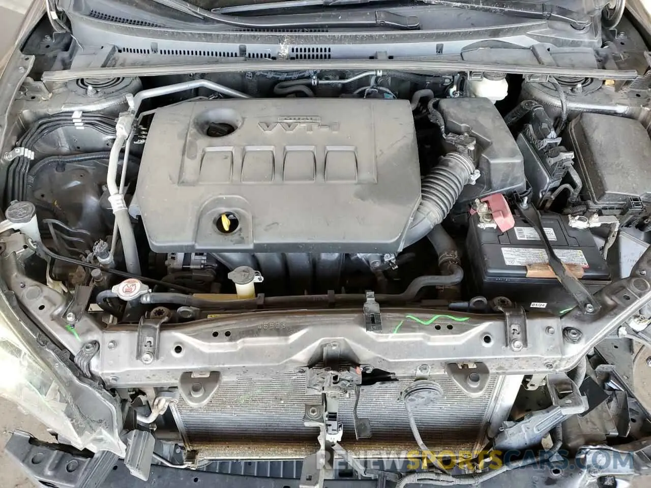 11 fotografías del automóvil dañado 5YFBURHE3KP870870 TOYOTA COROLLA 2019