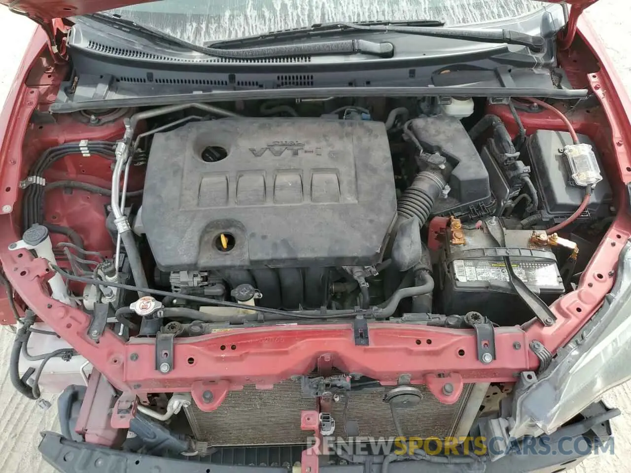11 fotografías del automóvil dañado 5YFBURHE3KP877432 TOYOTA COROLLA 2019