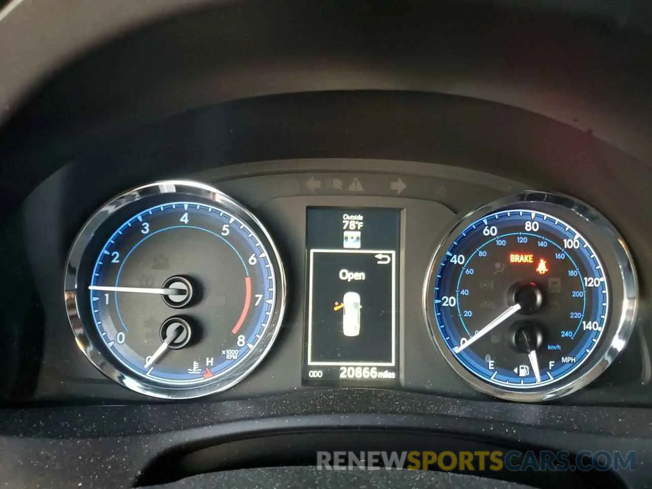 9 fotografías del automóvil dañado 5YFBURHE3KP881495 TOYOTA COROLLA 2019