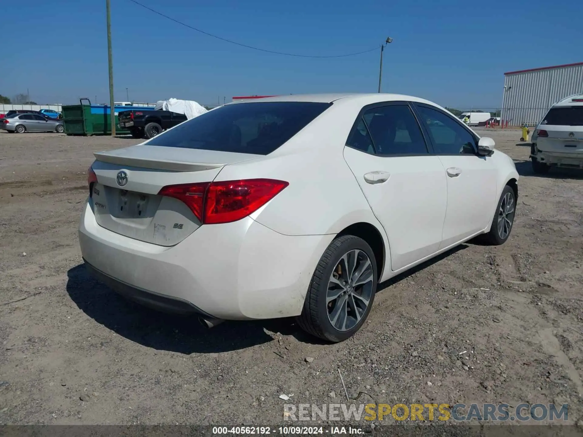 4 fotografías del automóvil dañado 5YFBURHE3KP881660 TOYOTA COROLLA 2019