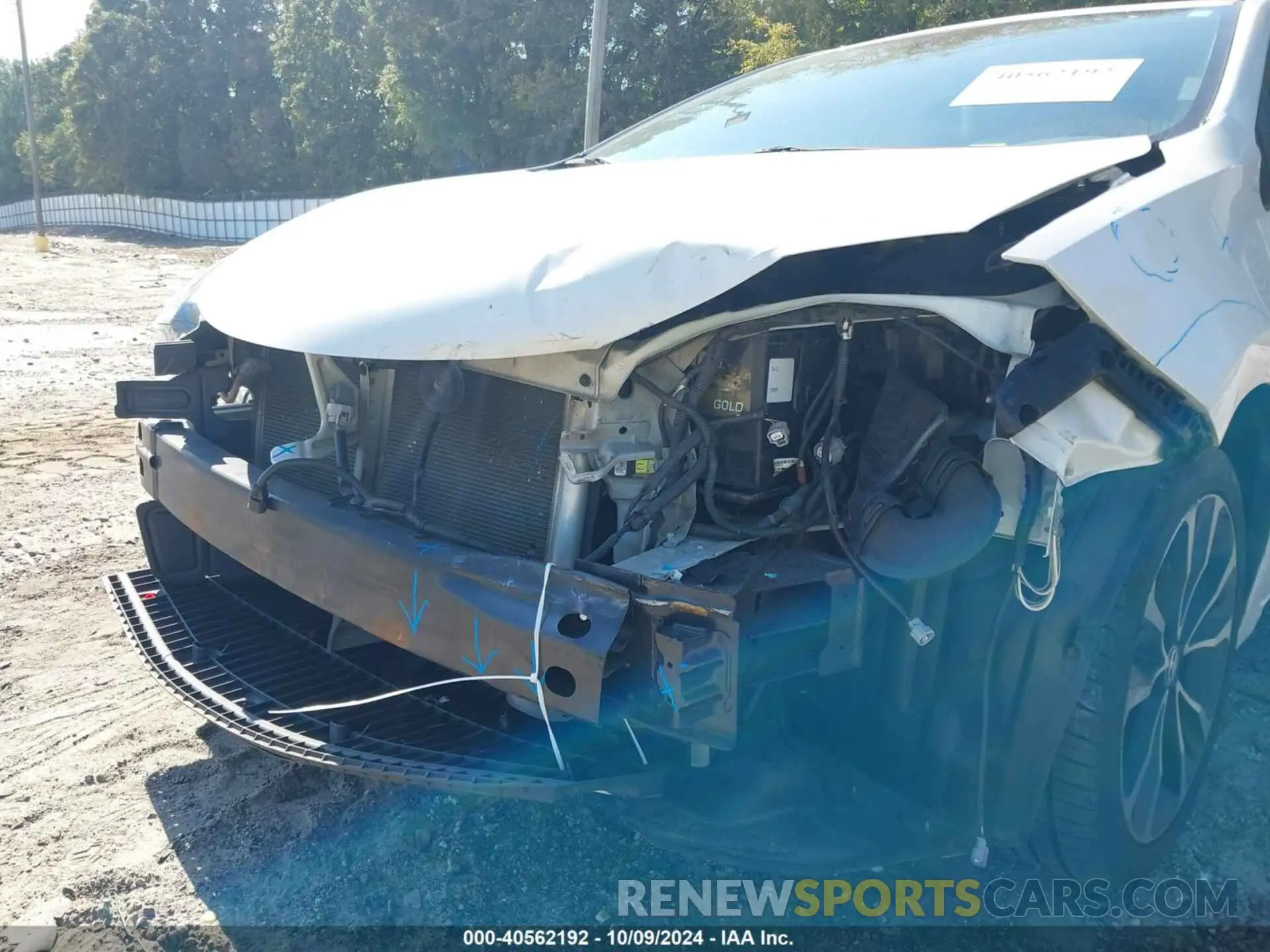 6 fotografías del automóvil dañado 5YFBURHE3KP881660 TOYOTA COROLLA 2019