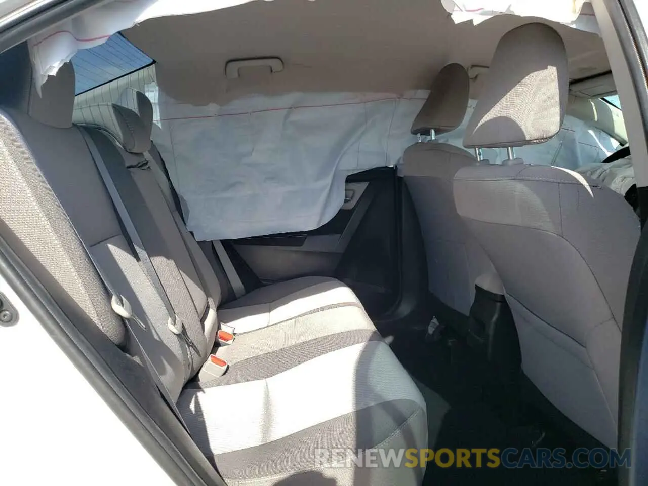 6 fotografías del automóvil dañado 5YFBURHE3KP883179 TOYOTA COROLLA 2019