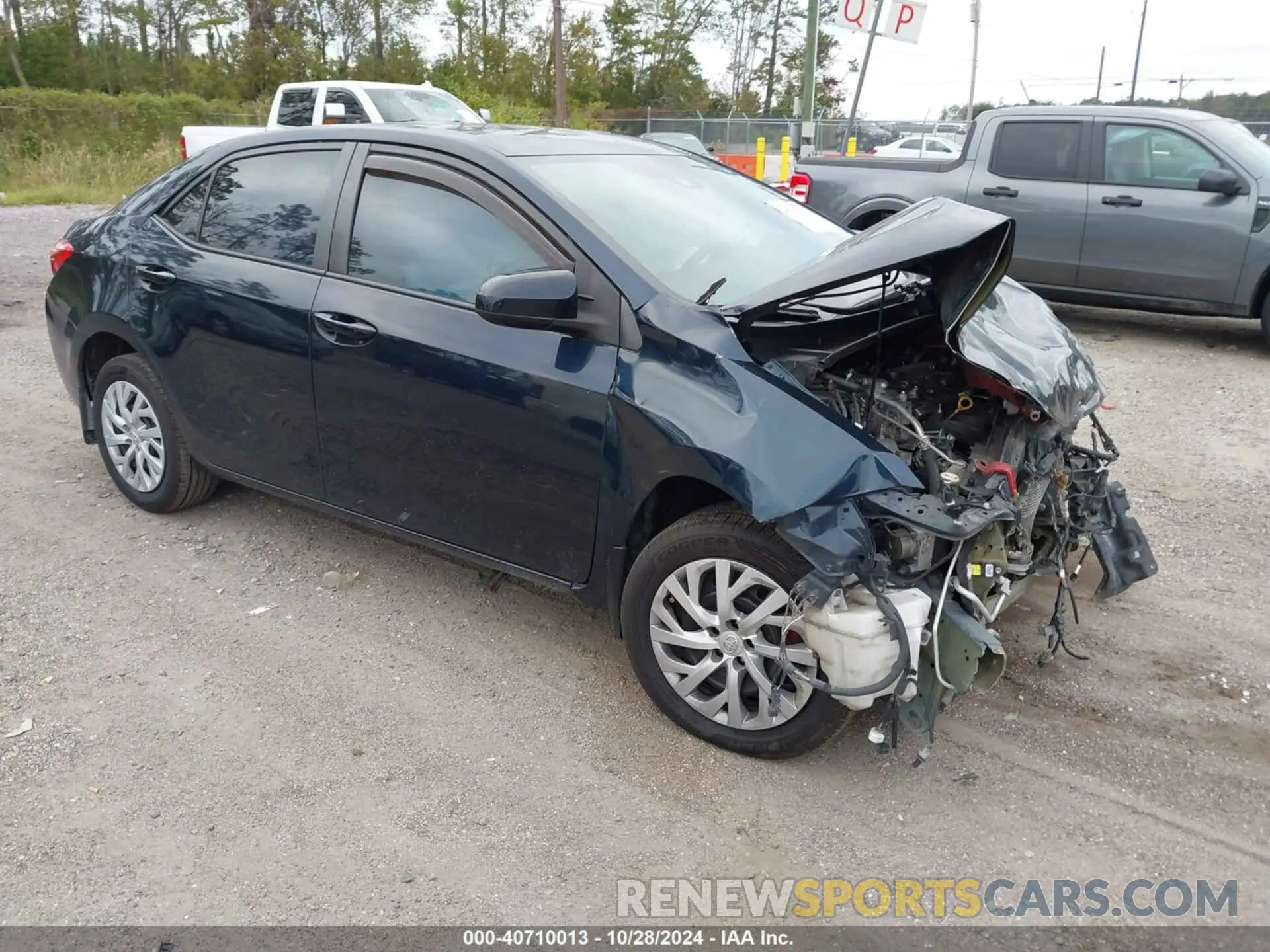 1 fotografías del automóvil dañado 5YFBURHE3KP889323 TOYOTA COROLLA 2019