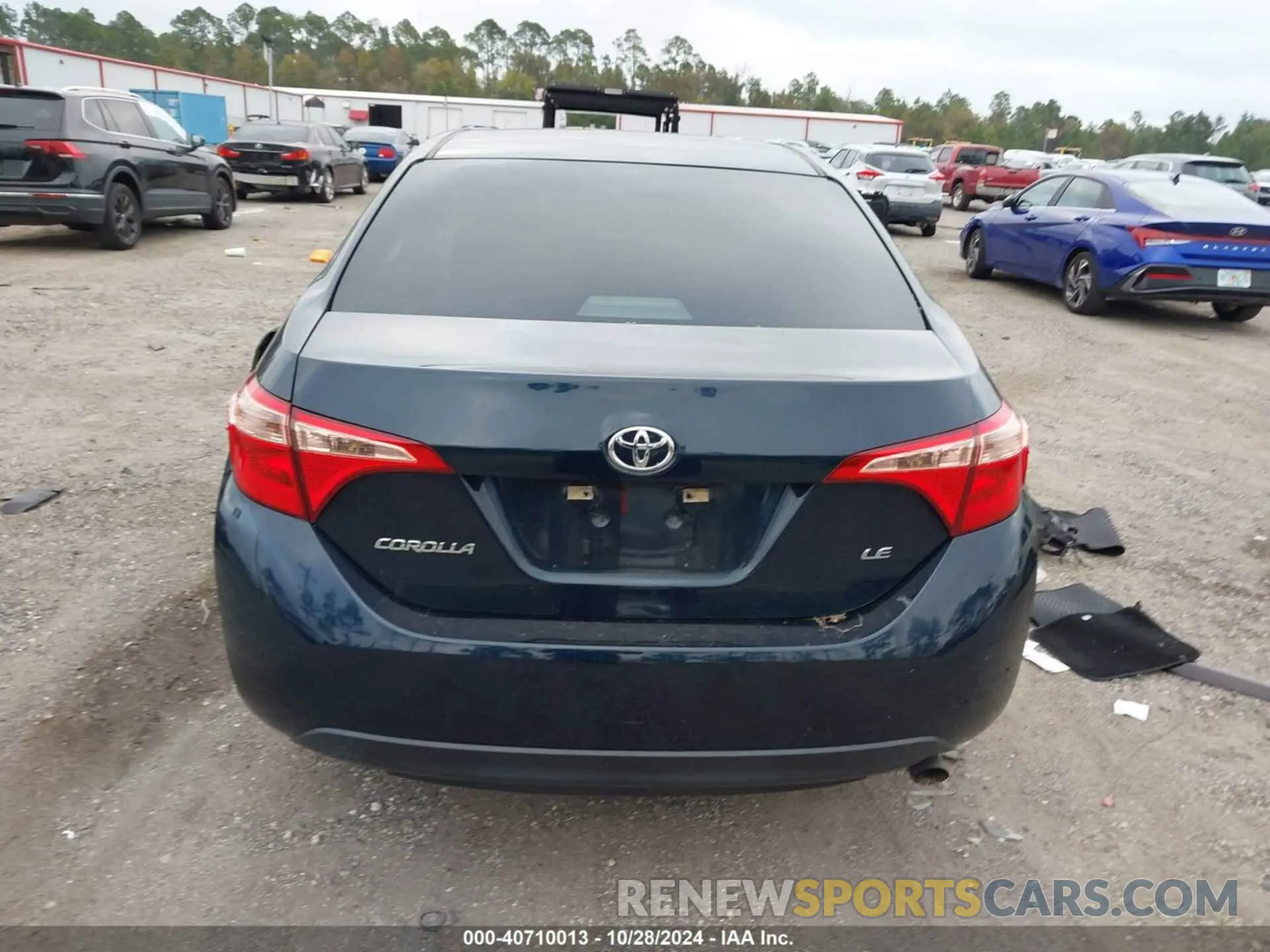 16 fotografías del automóvil dañado 5YFBURHE3KP889323 TOYOTA COROLLA 2019