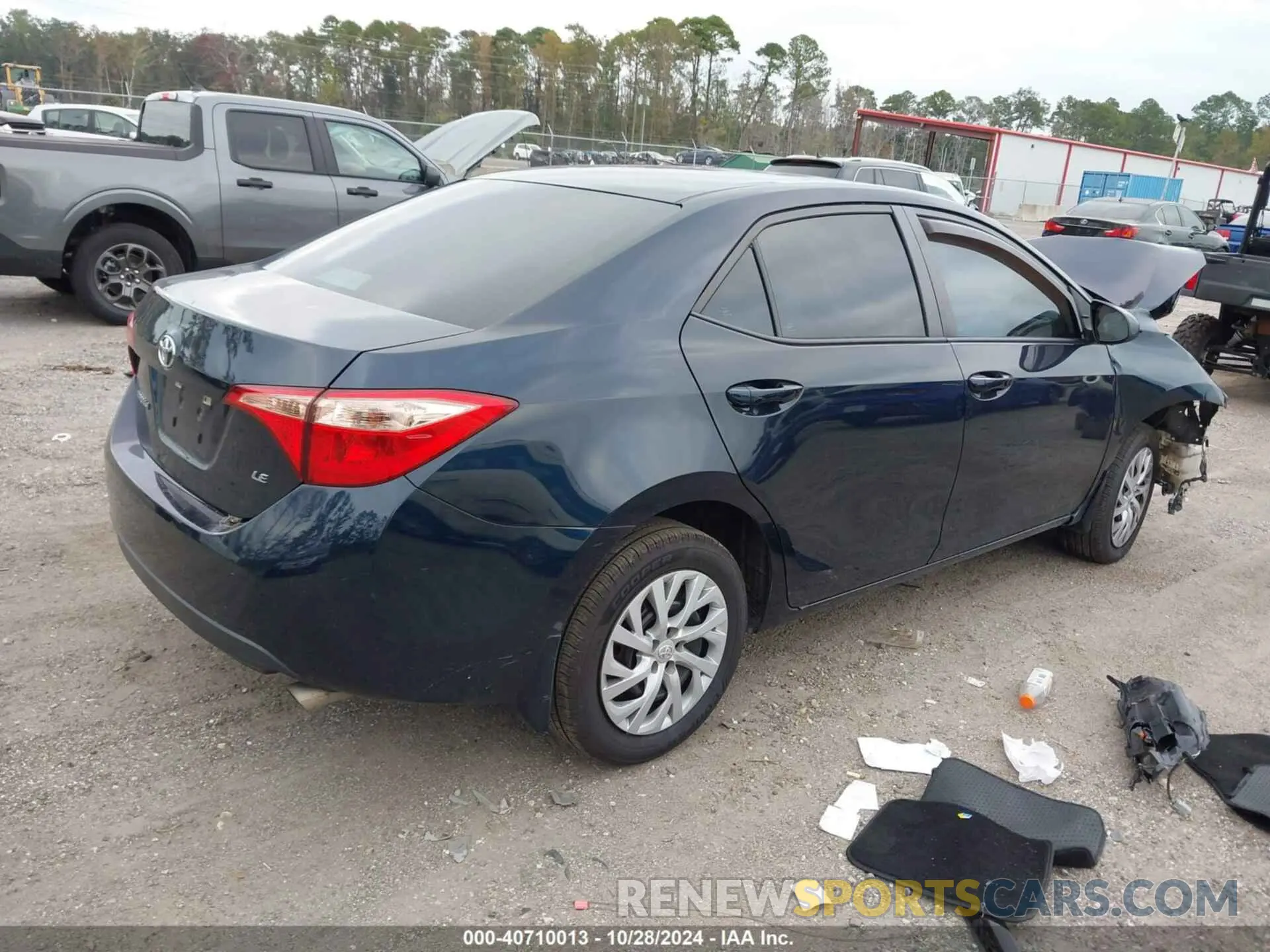 4 fotografías del automóvil dañado 5YFBURHE3KP889323 TOYOTA COROLLA 2019
