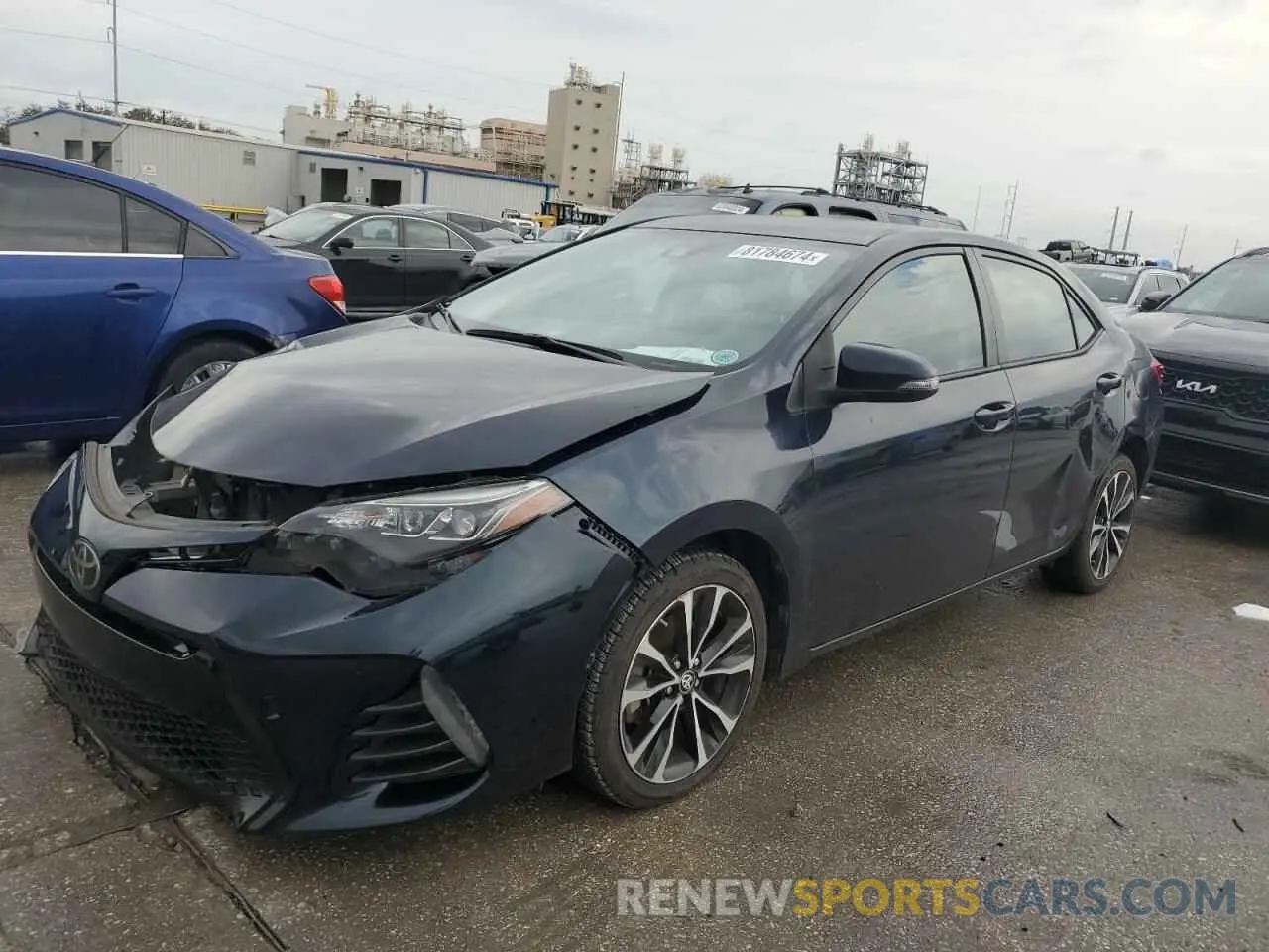 1 fotografías del automóvil dañado 5YFBURHE3KP892531 TOYOTA COROLLA 2019