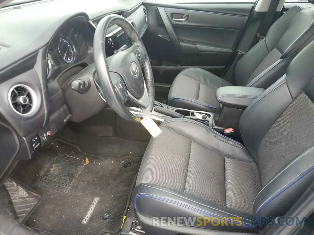 7 fotografías del automóvil dañado 5YFBURHE3KP892531 TOYOTA COROLLA 2019