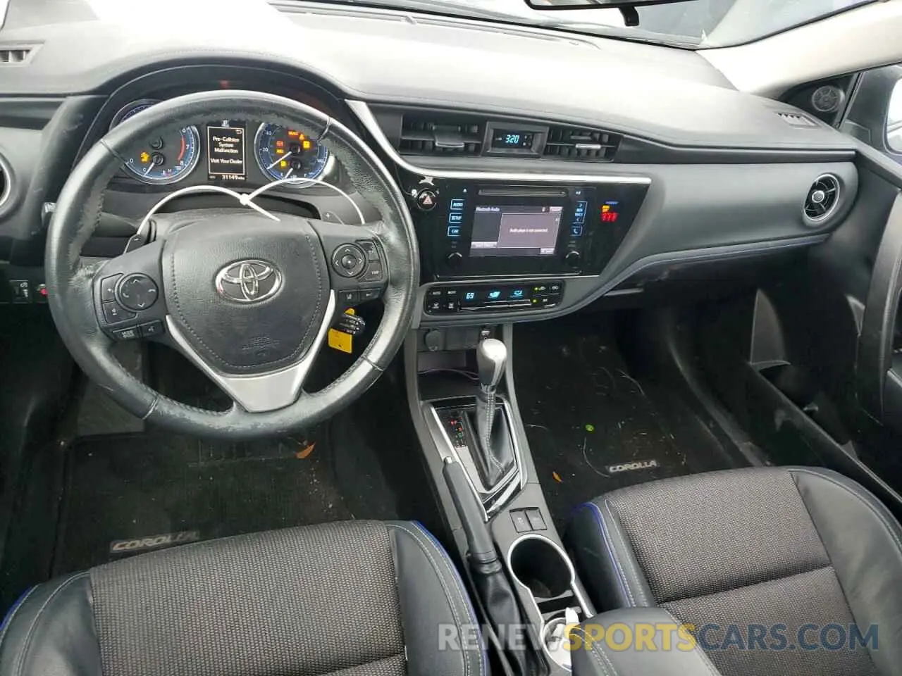 8 fotografías del automóvil dañado 5YFBURHE3KP892531 TOYOTA COROLLA 2019