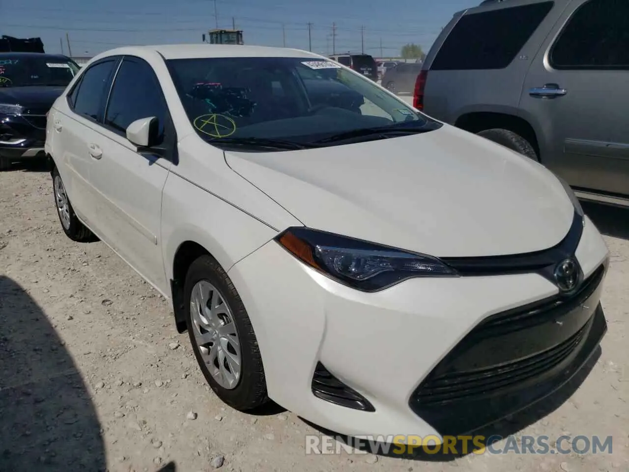 1 fotografías del automóvil dañado 5YFBURHE3KP894974 TOYOTA COROLLA 2019