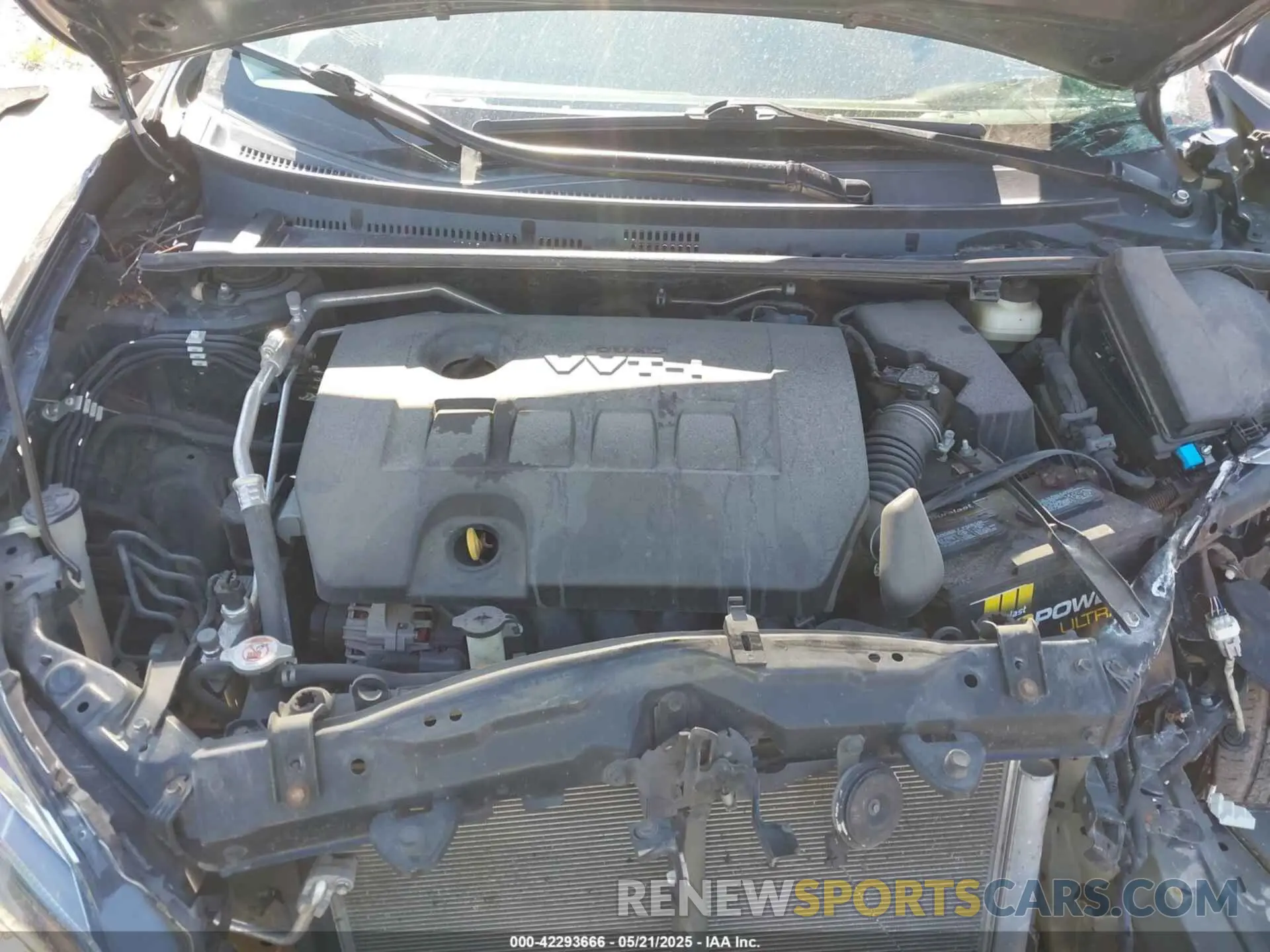 10 fotografías del automóvil dañado 5YFBURHE3KP903107 TOYOTA COROLLA 2019