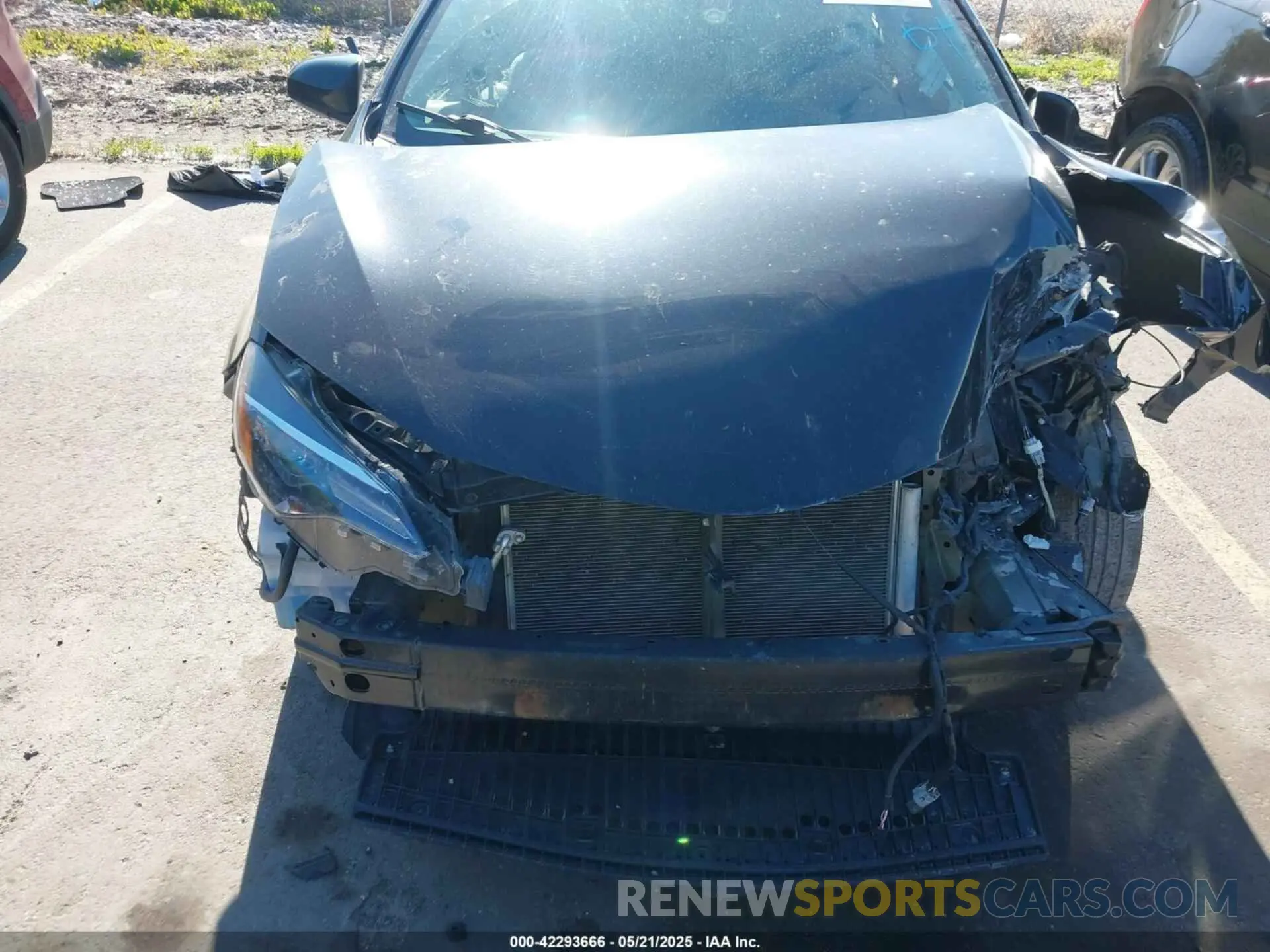 13 fotografías del automóvil dañado 5YFBURHE3KP903107 TOYOTA COROLLA 2019
