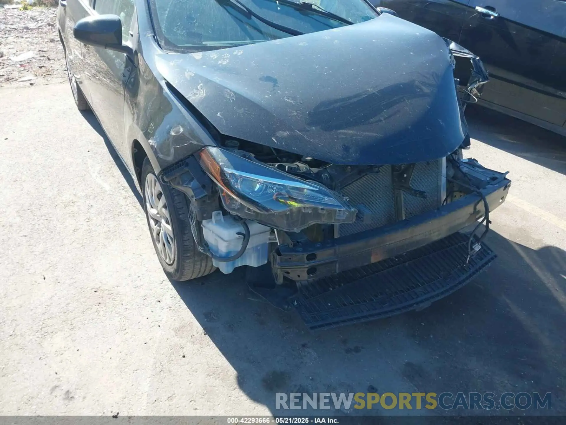 6 fotografías del automóvil dañado 5YFBURHE3KP903107 TOYOTA COROLLA 2019