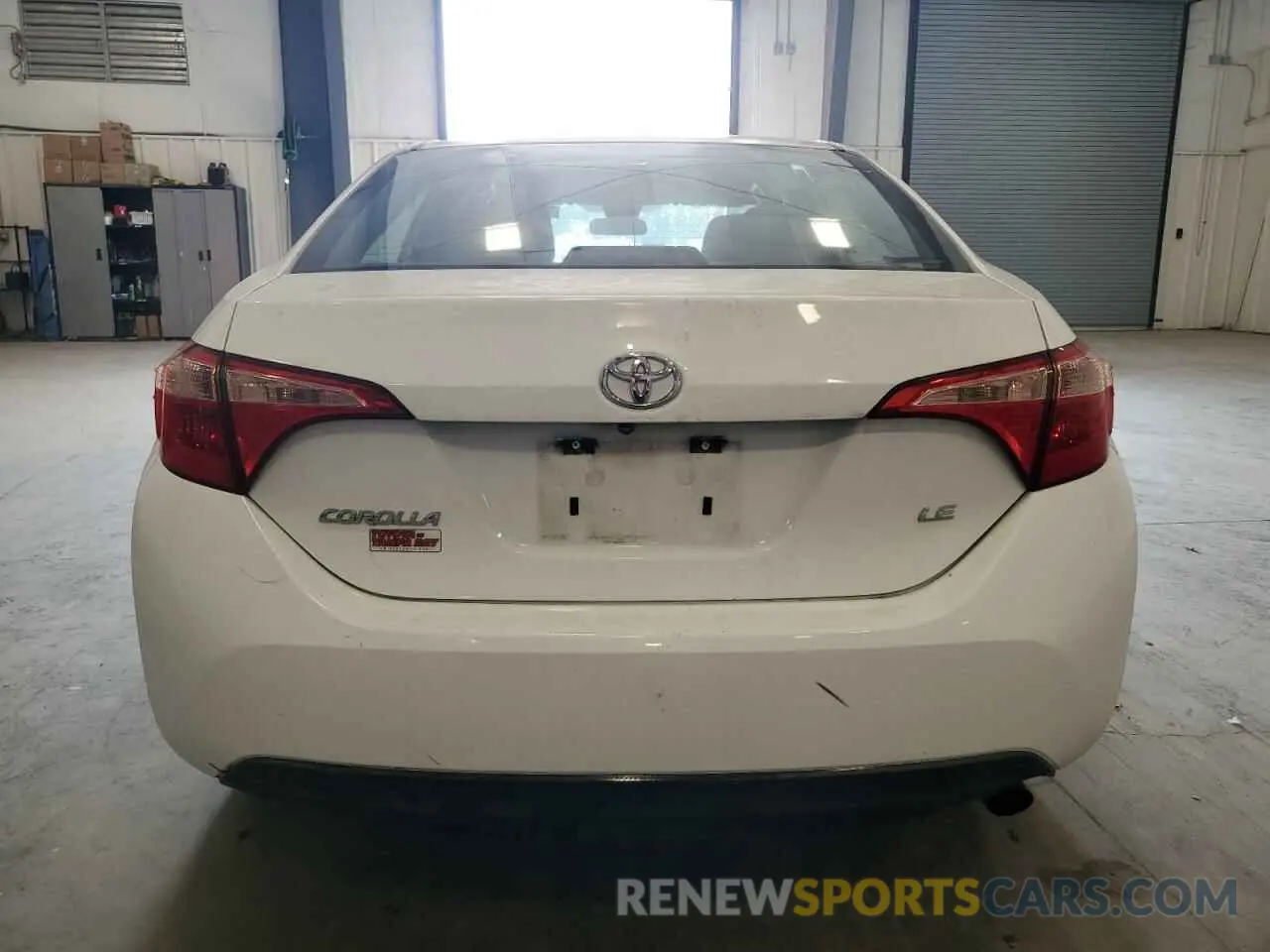 6 fotografías del automóvil dañado 5YFBURHE3KP909747 TOYOTA COROLLA 2019
