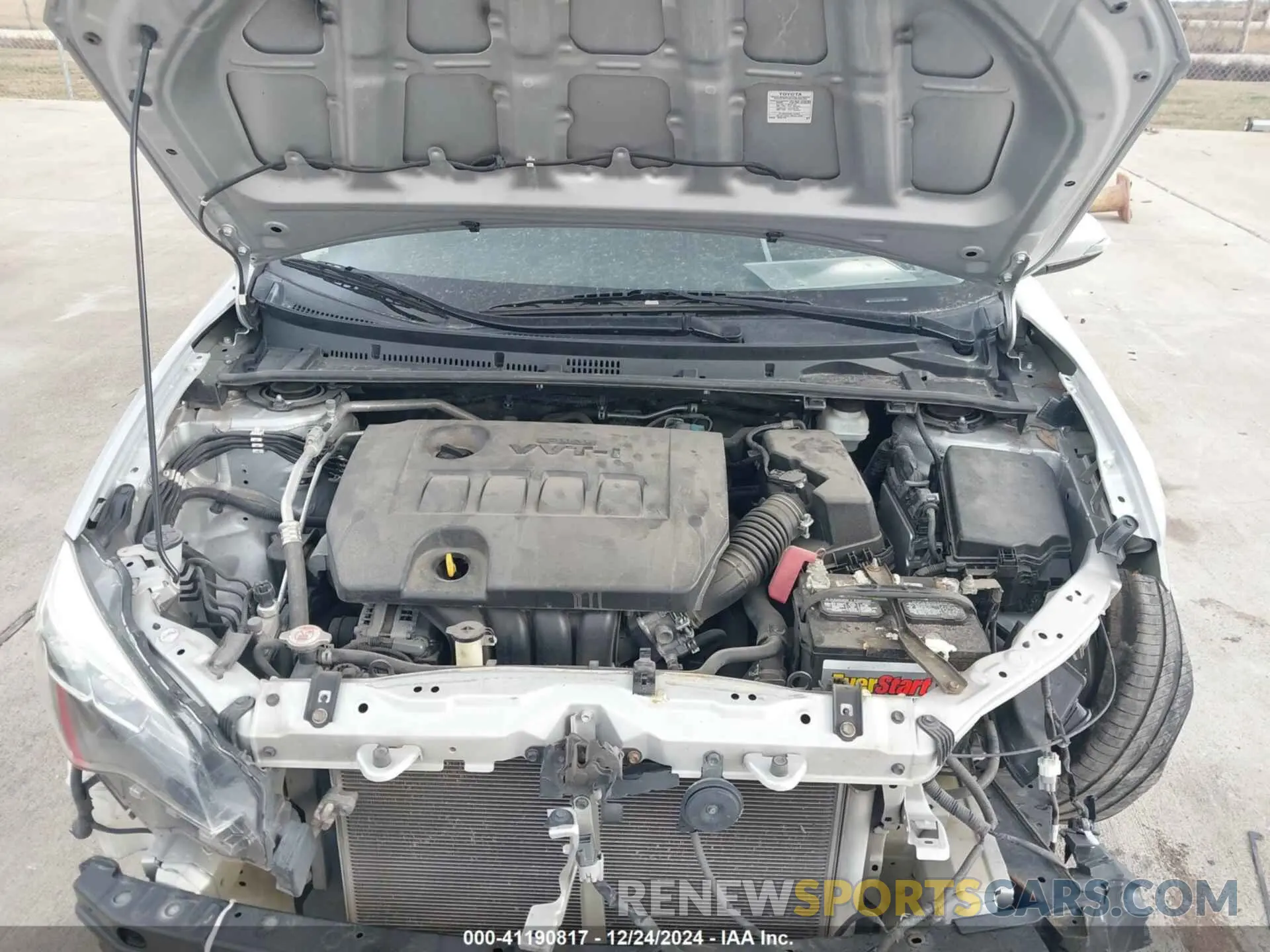 10 fotografías del automóvil dañado 5YFBURHE3KP927911 TOYOTA COROLLA 2019