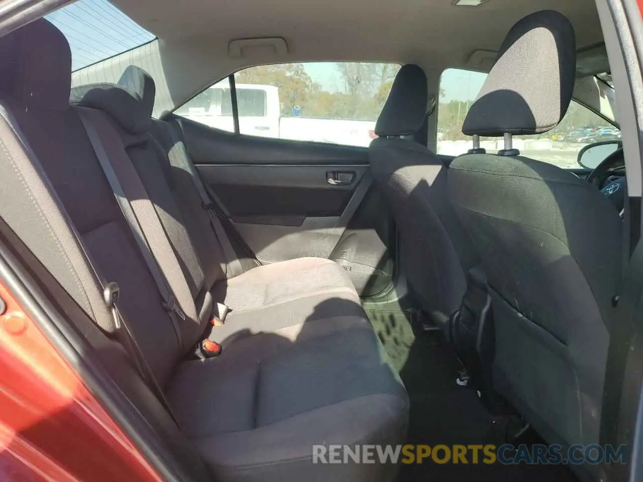 10 fotografías del automóvil dañado 5YFBURHE3KP930078 TOYOTA COROLLA 2019