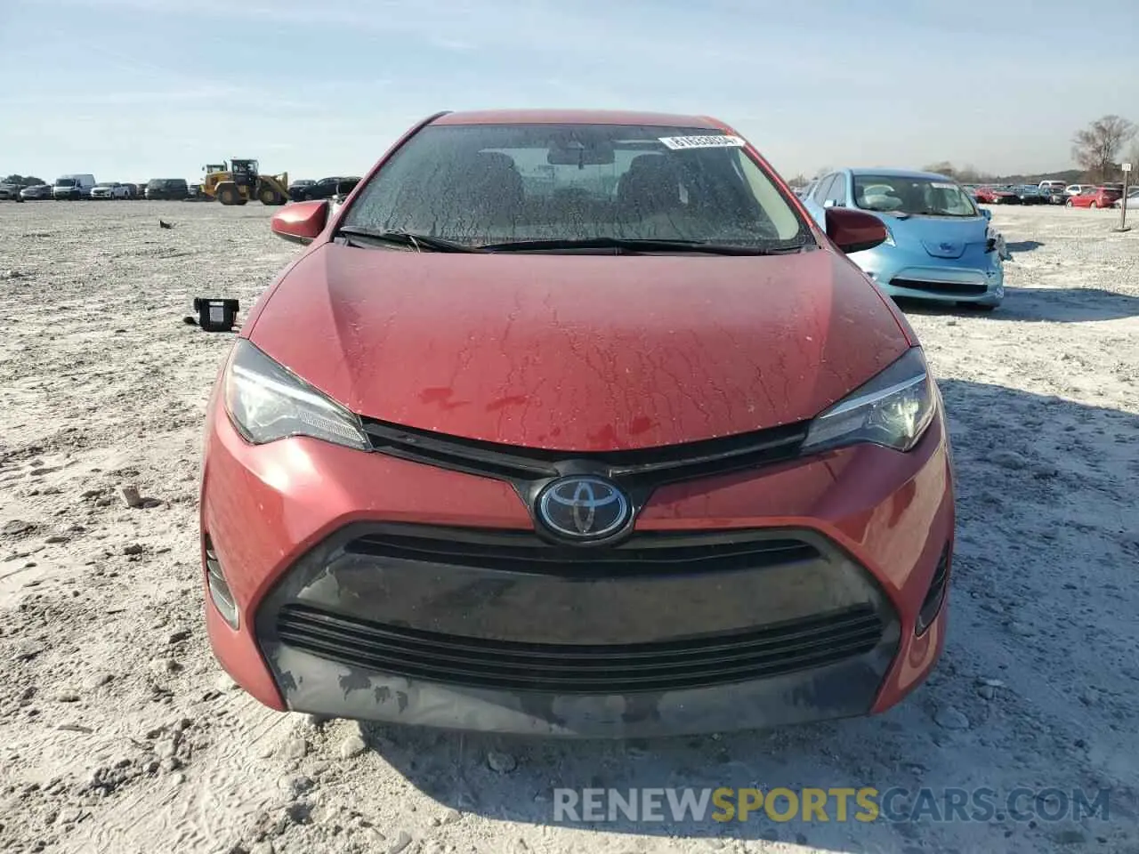 5 fotografías del automóvil dañado 5YFBURHE3KP930078 TOYOTA COROLLA 2019